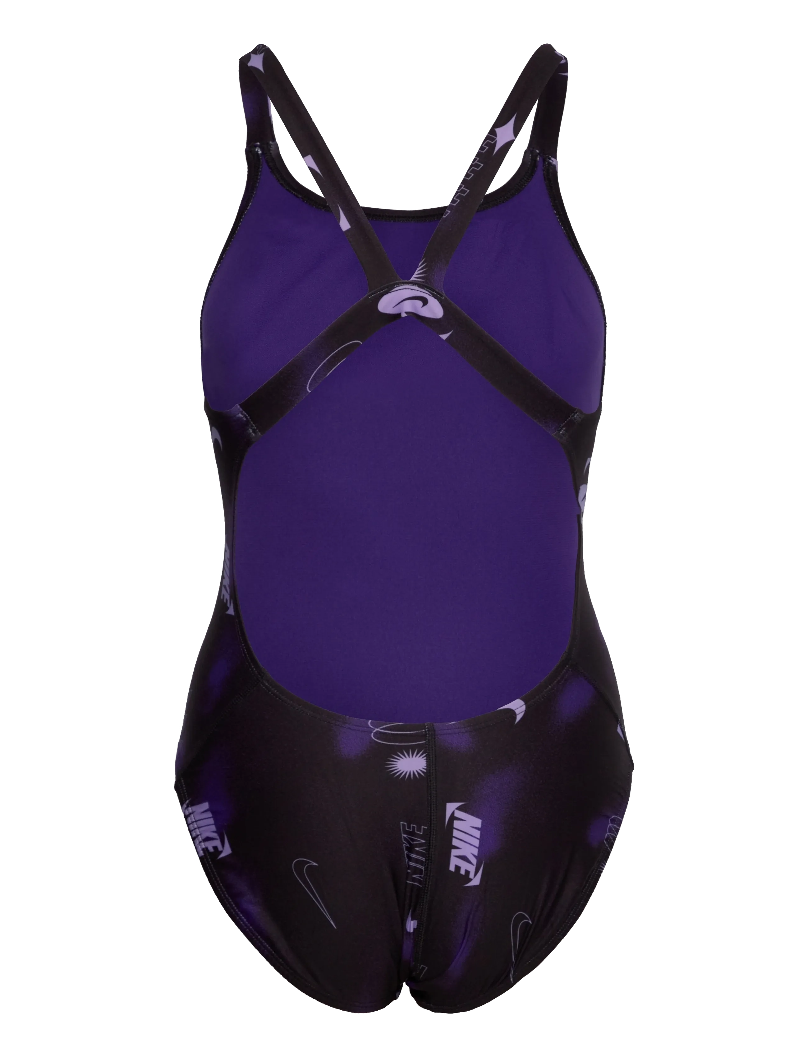 NIKE SWIM - Nike Hydrastrong Multi Print Fastback One Piece - sportsbadetøy - purple - 2