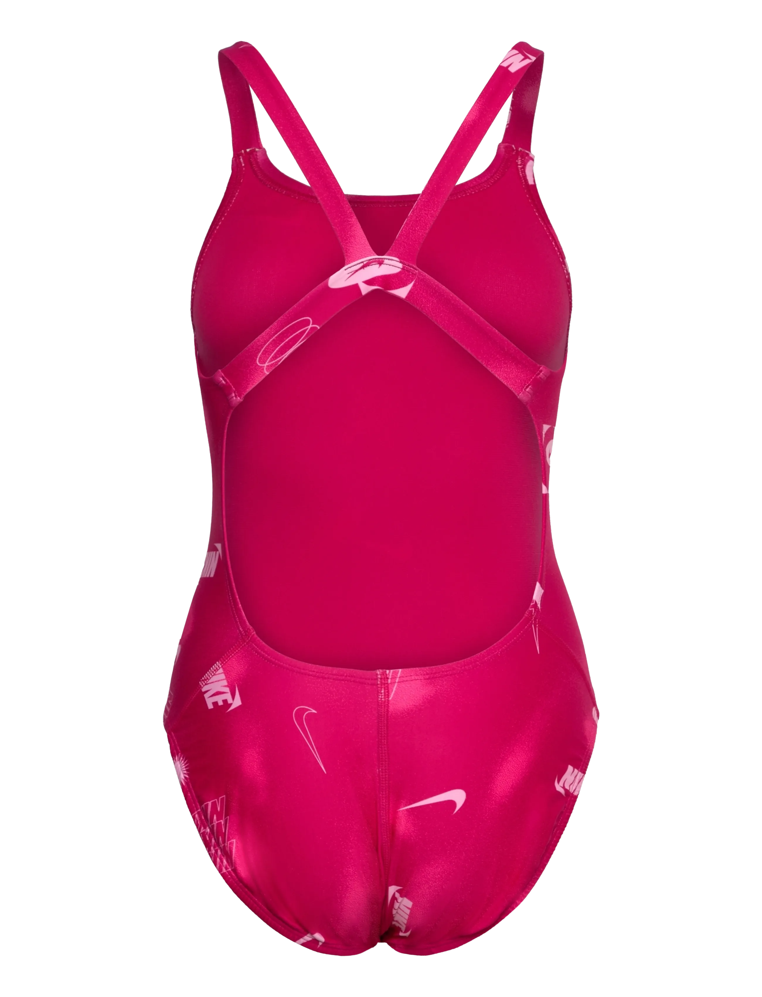 NIKE SWIM - Nike Hydrastrong Multi Print Fastback One Piece - sportiga badkläder - rush pink - 2