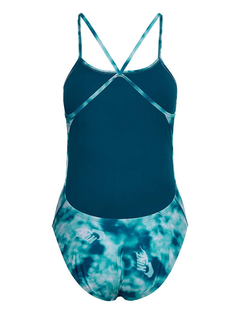 NIKE SWIM - Nike Hydrastrong Multi Print Cutout One Piece - sportsbadetøj - bleached turquoise - 2