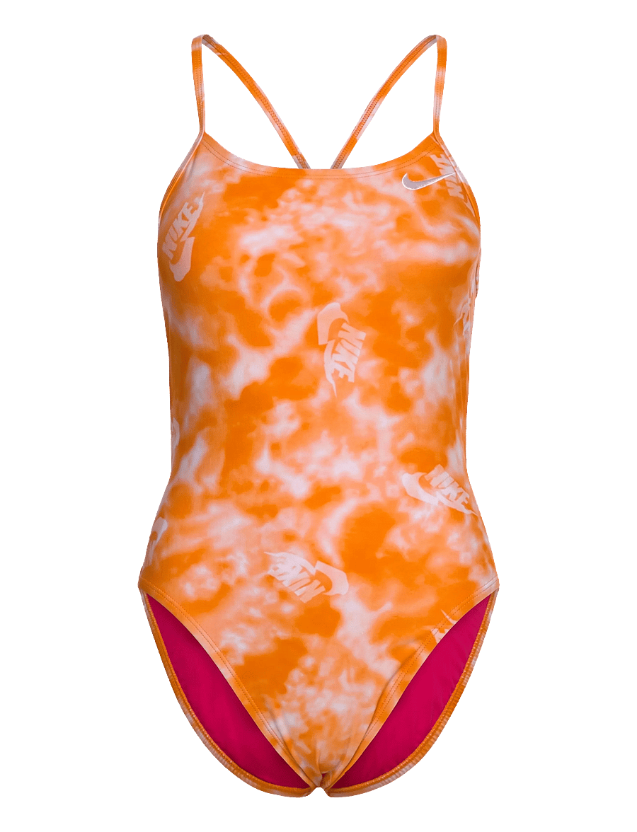NIKE SWIM - Nike Hydrastrong Multi Print Cutout One Piece - sport-bademode - bright ceramic - 1
