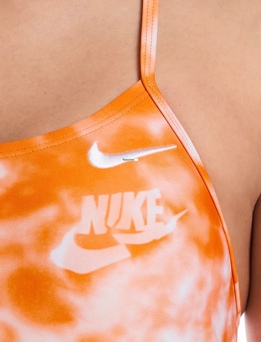 NIKE SWIM - Nike Hydrastrong Multi Print Cutout One Piece - sport-bademode - bright ceramic - 4