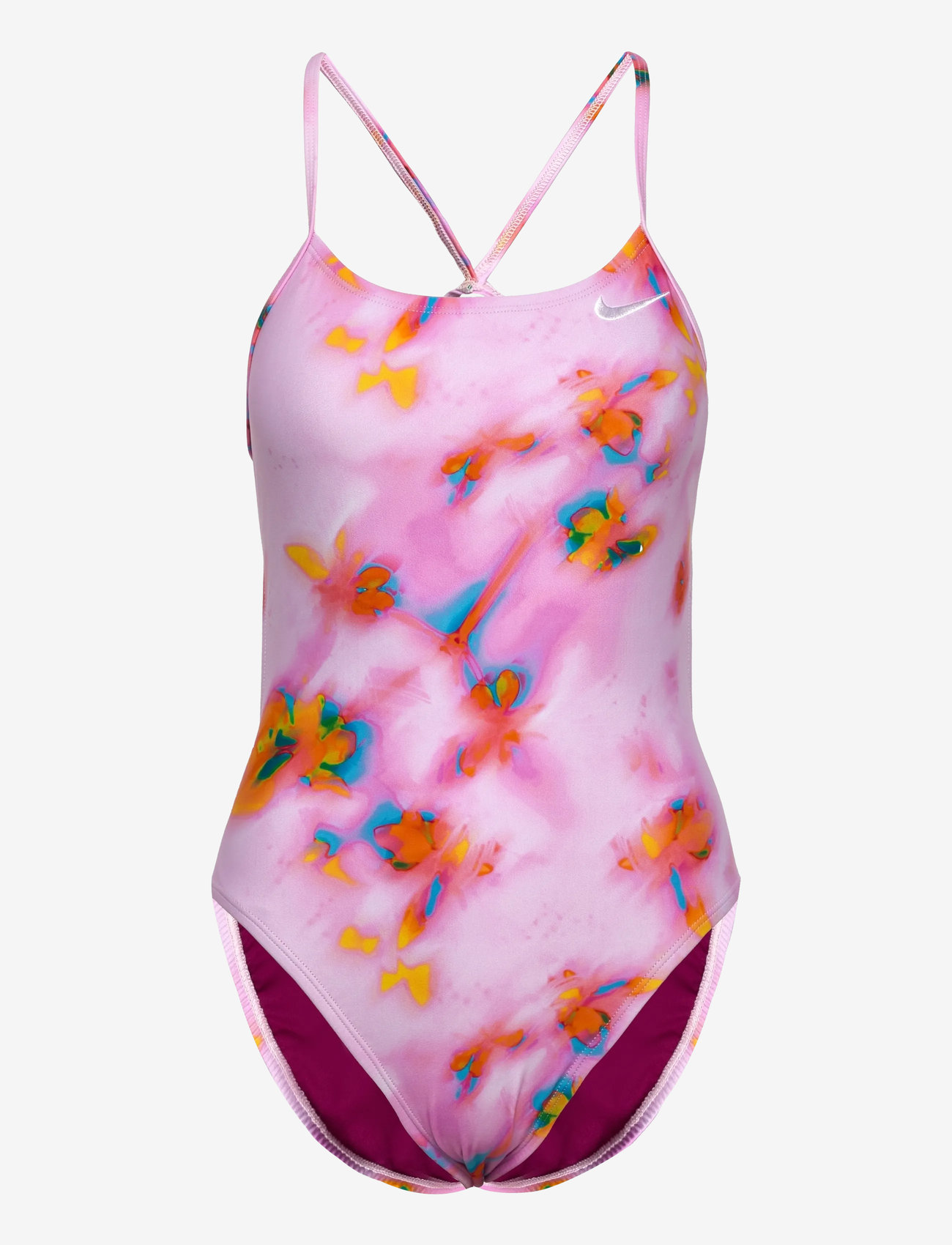 NIKE SWIM - Nike Hydrastrong Multi Print Cutout One Piece - sportsbadetøj - pink foam - 1