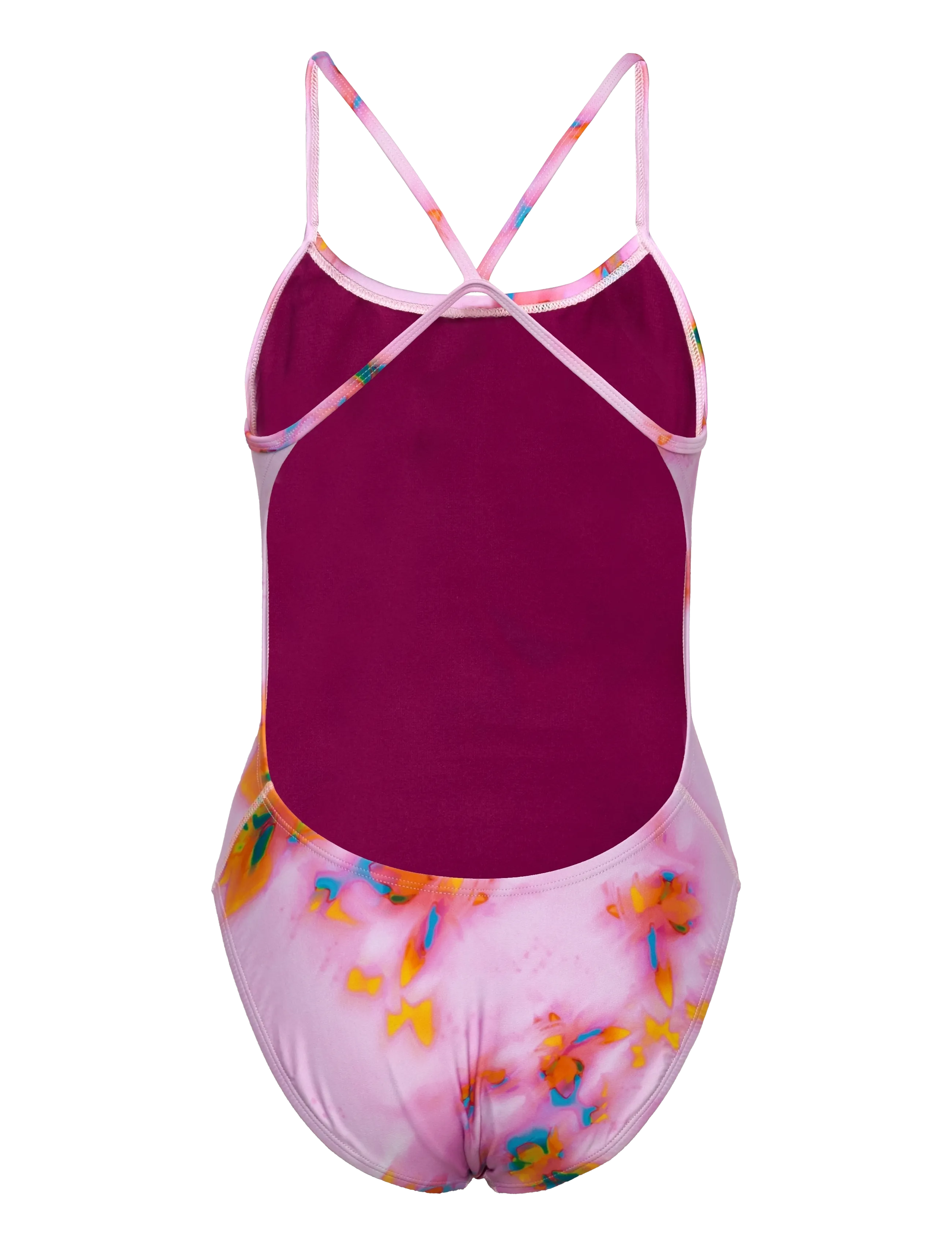 NIKE SWIM - Nike Hydrastrong Multi Print Cutout One Piece - sportsbadetøj - pink foam - 2