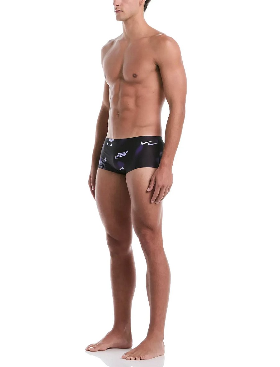 NIKE SWIM - Nike Hydrastrong Multi Print Square Leg Brief - briefs - purple - 5