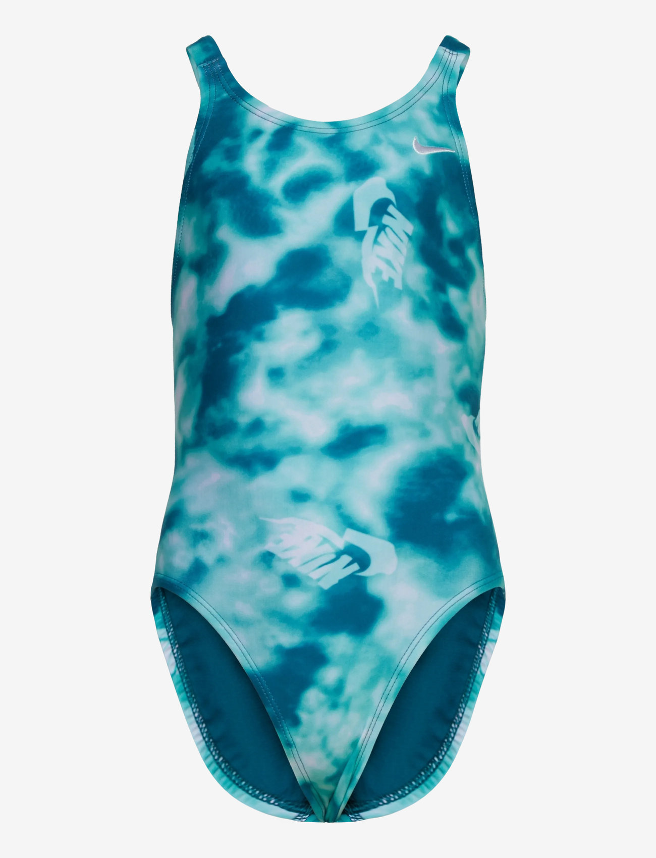 NIKE SWIM - Nike Hydrastrong Multi Print Fastback One Piece - baddräkter - bleached turquoise - 0