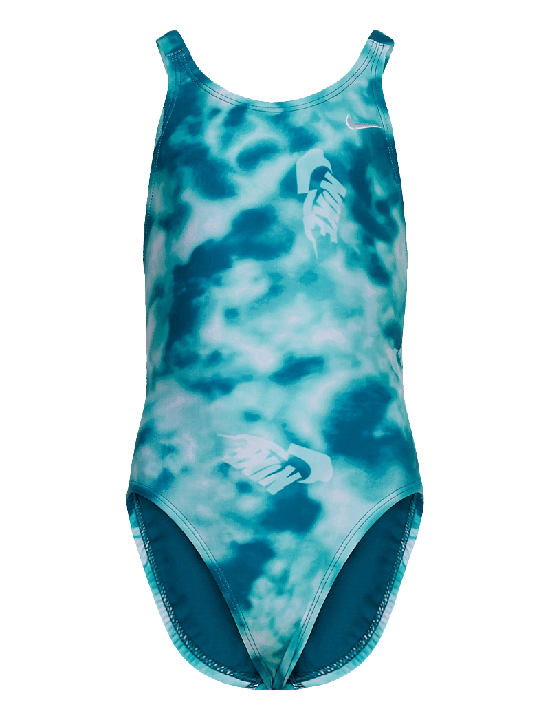 NIKE SWIM - Nike Hydrastrong Multi Print Fastback One Piece - ujumistrikood - bleached turquoise - 0