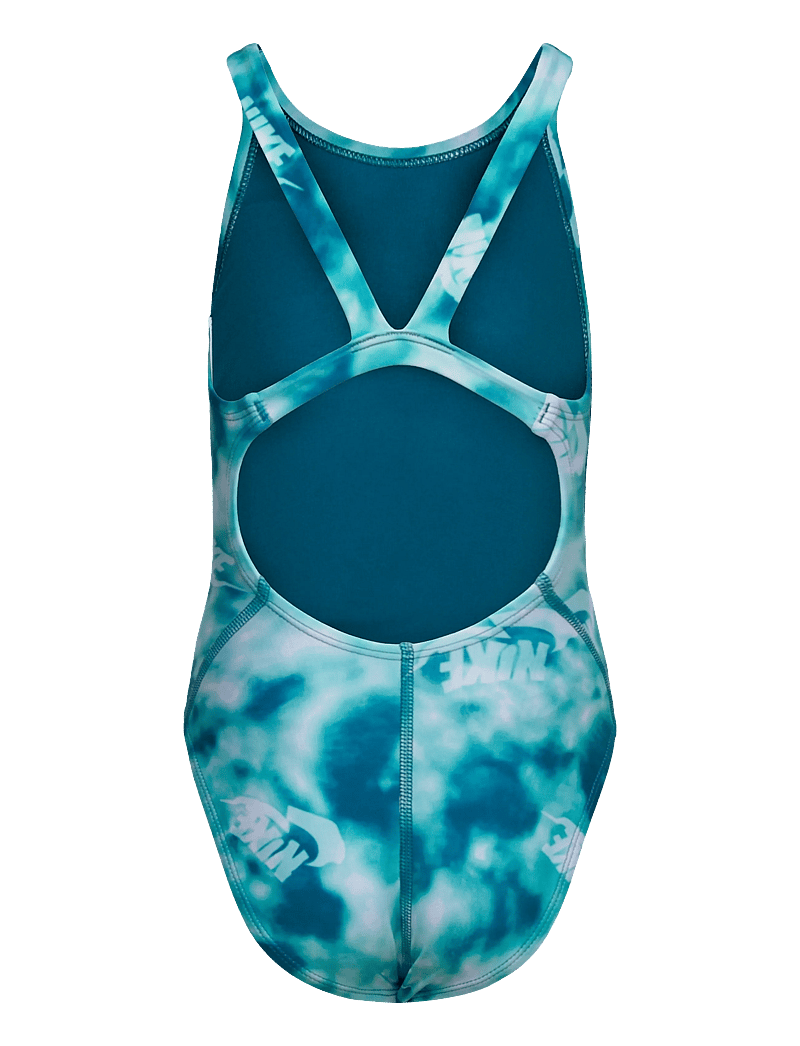 NIKE SWIM - Nike Hydrastrong Multi Print Fastback One Piece - ujumistrikood - bleached turquoise - 1
