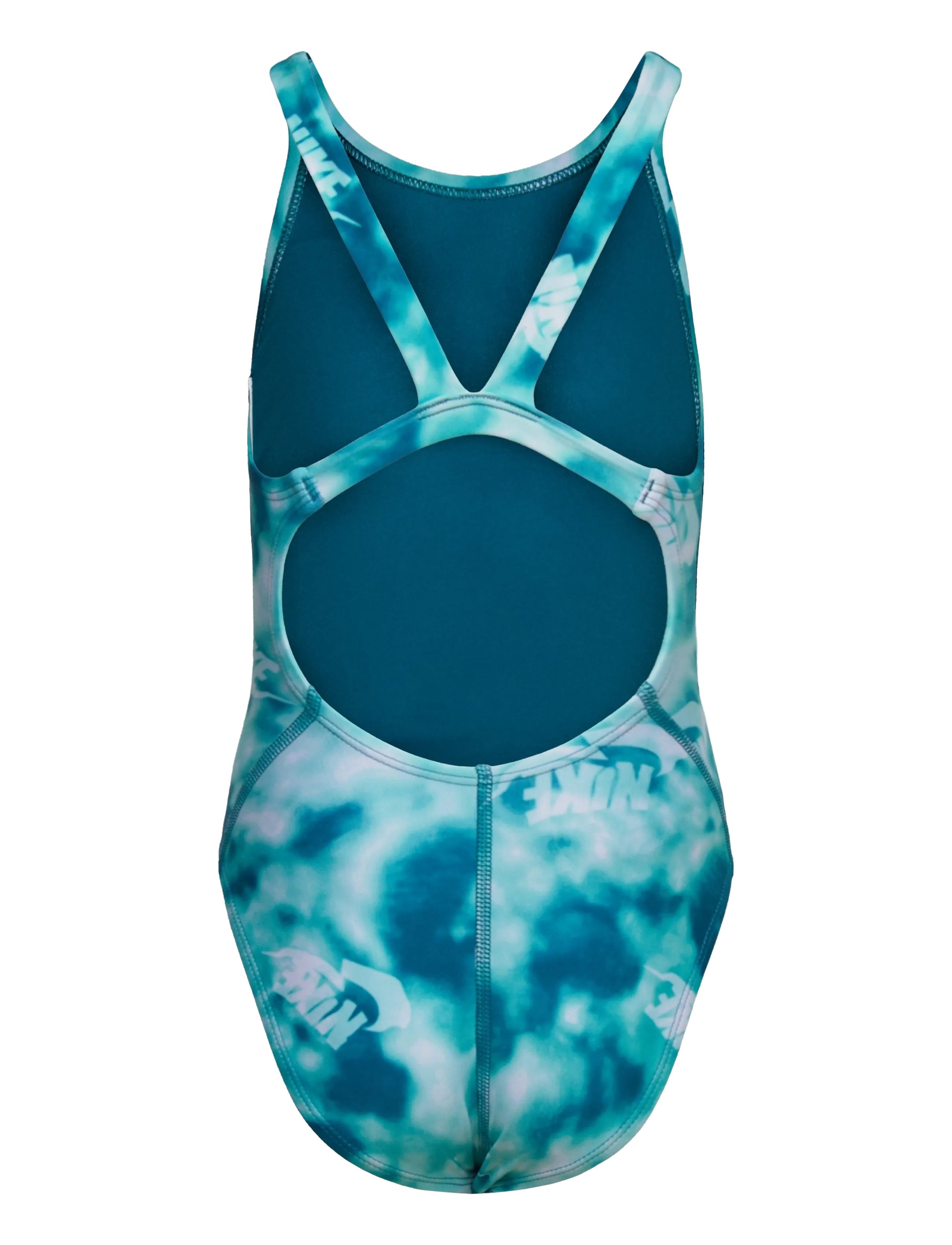 NIKE SWIM - Nike Hydrastrong Multi Print Fastback One Piece - sport zwemkleding - bleached turquoise - 1