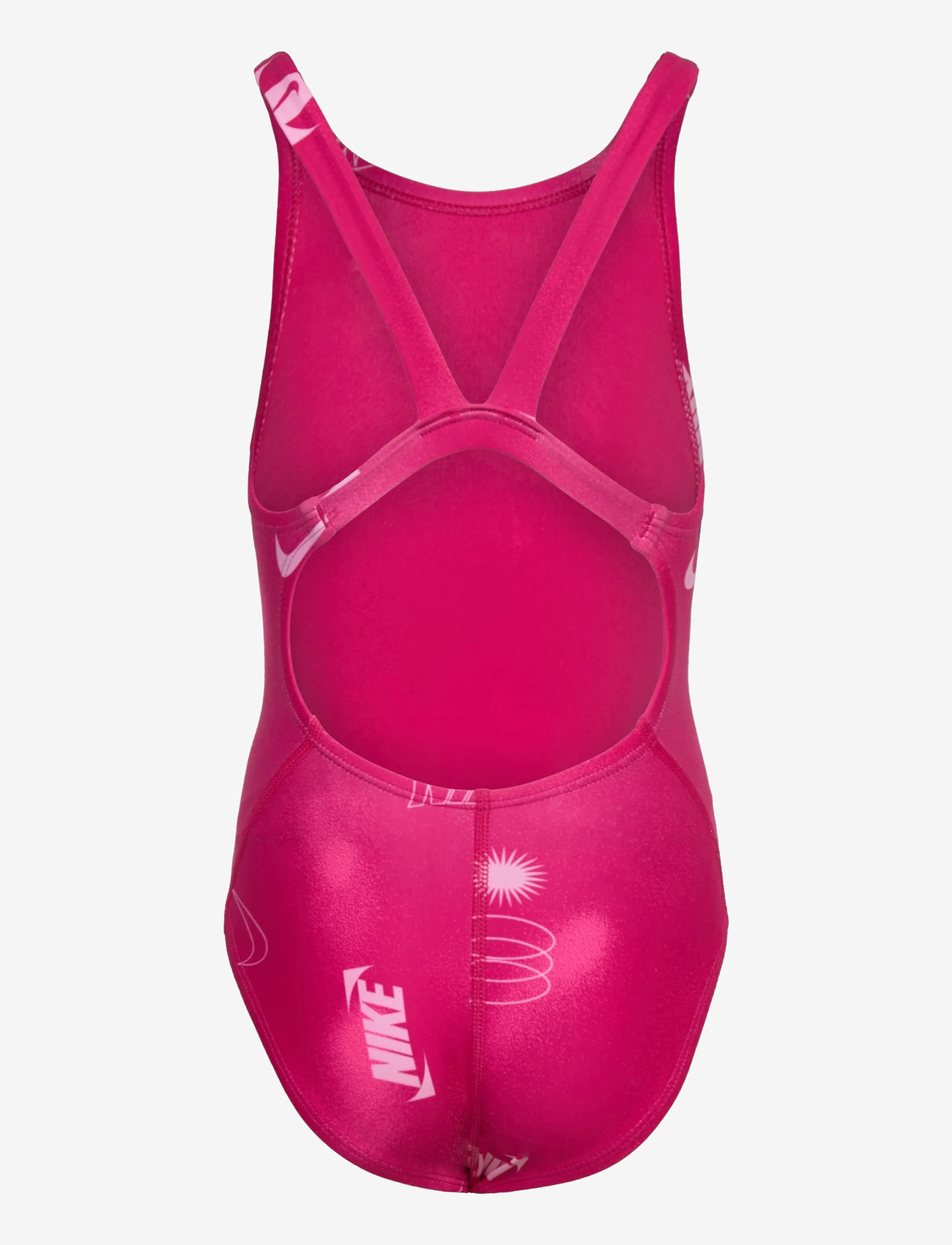 NIKE SWIM - Nike Hydrastrong Multi Print Fastback One Piece - baddräkter - rush pink - 1