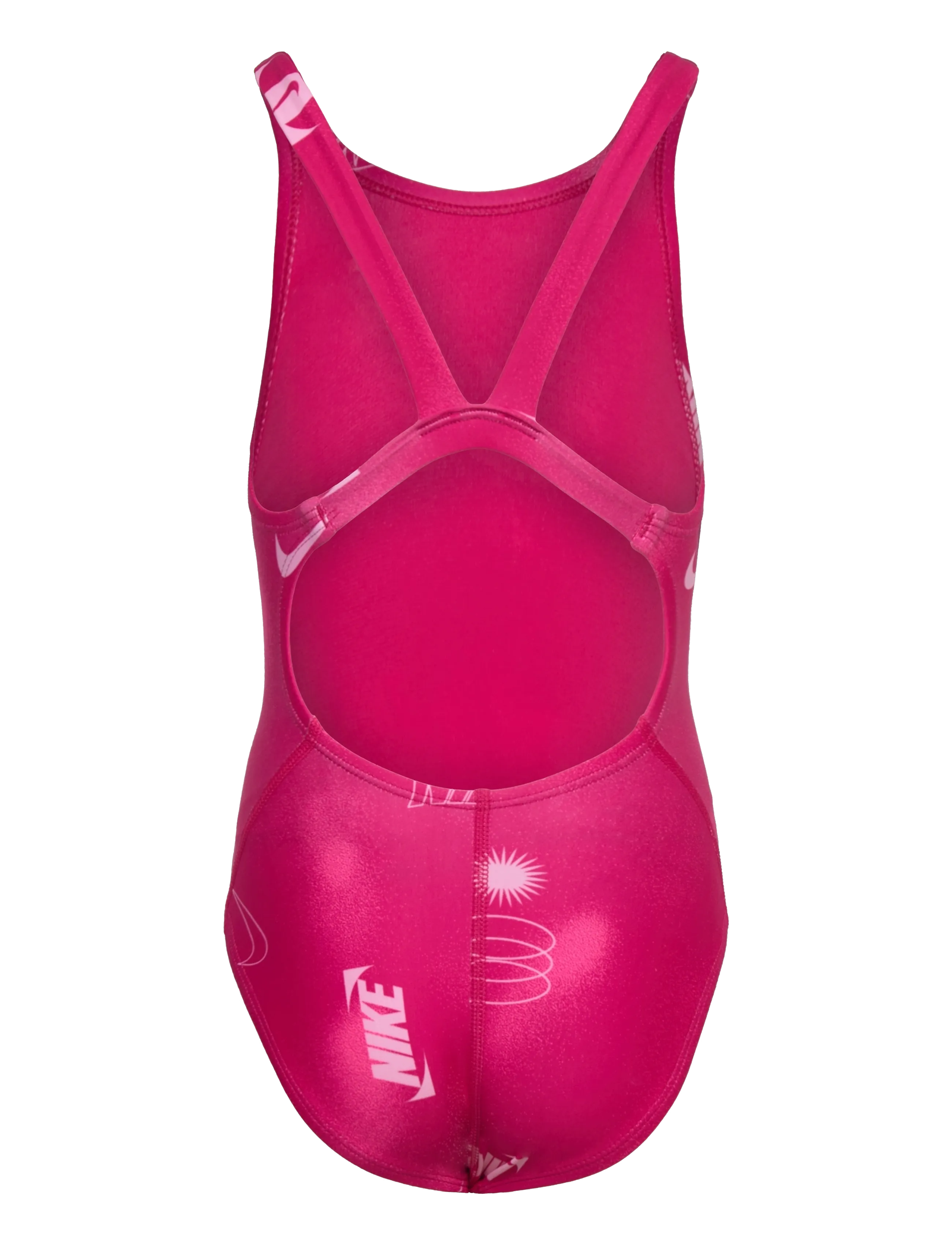NIKE SWIM - Nike Hydrastrong Multi Print Fastback One Piece - maillots 1 pièce - rush pink - 1