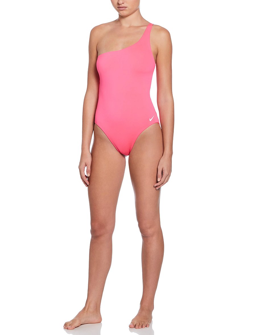 NIKE SWIM - Nike Essential Asymmetrical One Piece - sportiga badkläder - hyper pink - 5
