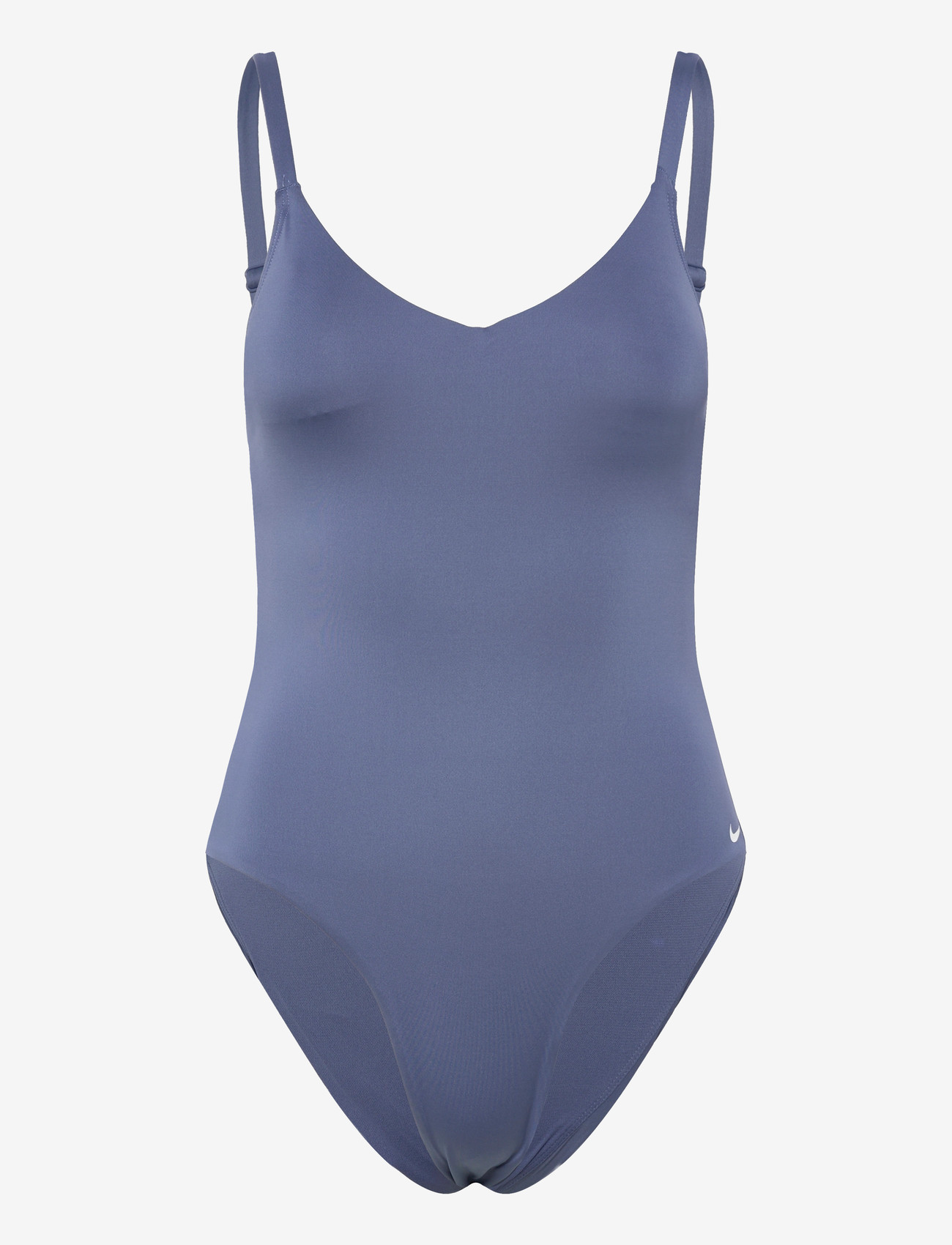 NIKE SWIM - Nike Essential V Neck One Piece - sport-bademode - slate - 1