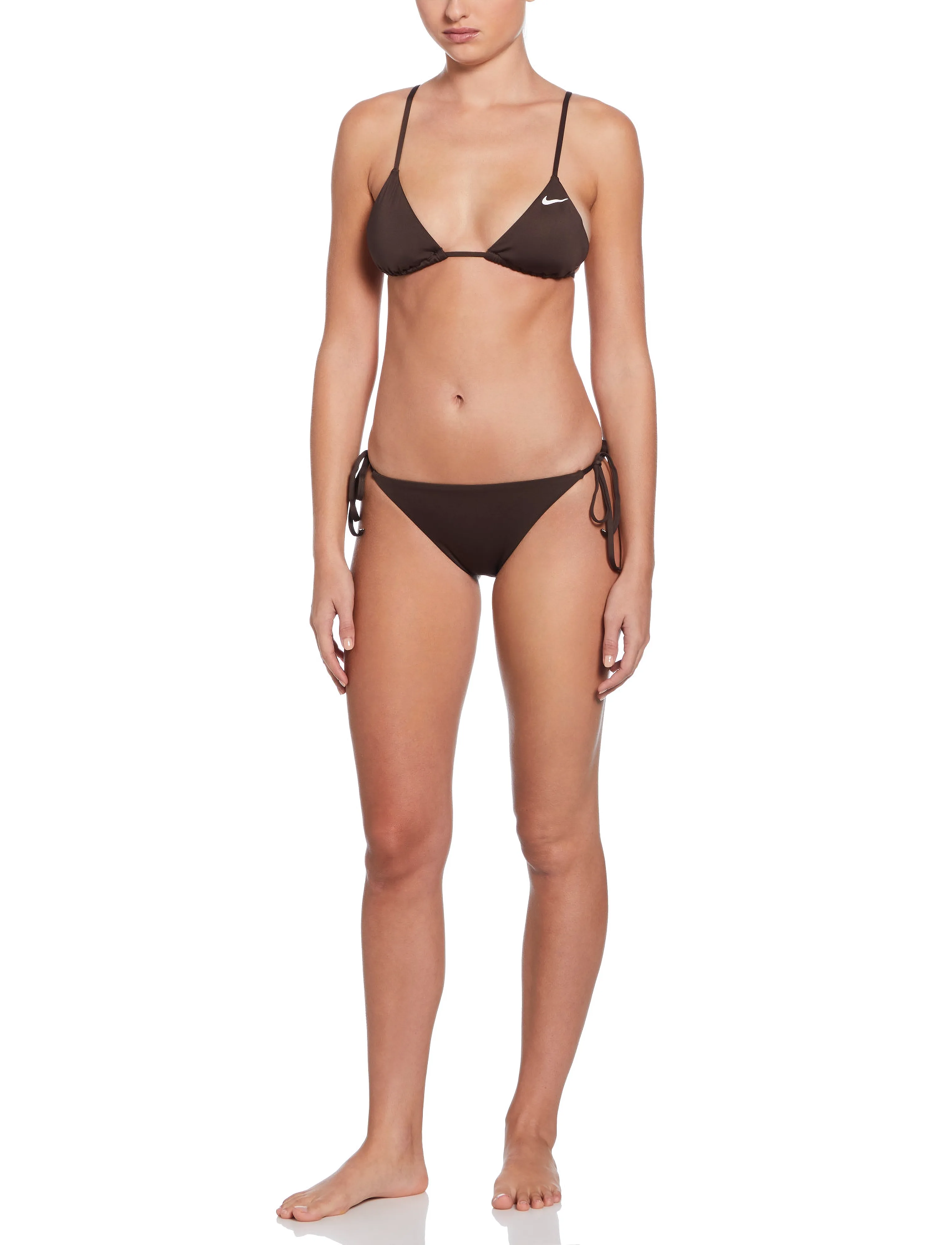NIKE SWIM - Nike Essential Triangle Bikini Top - die niedrigsten preise - baroque brown - 5