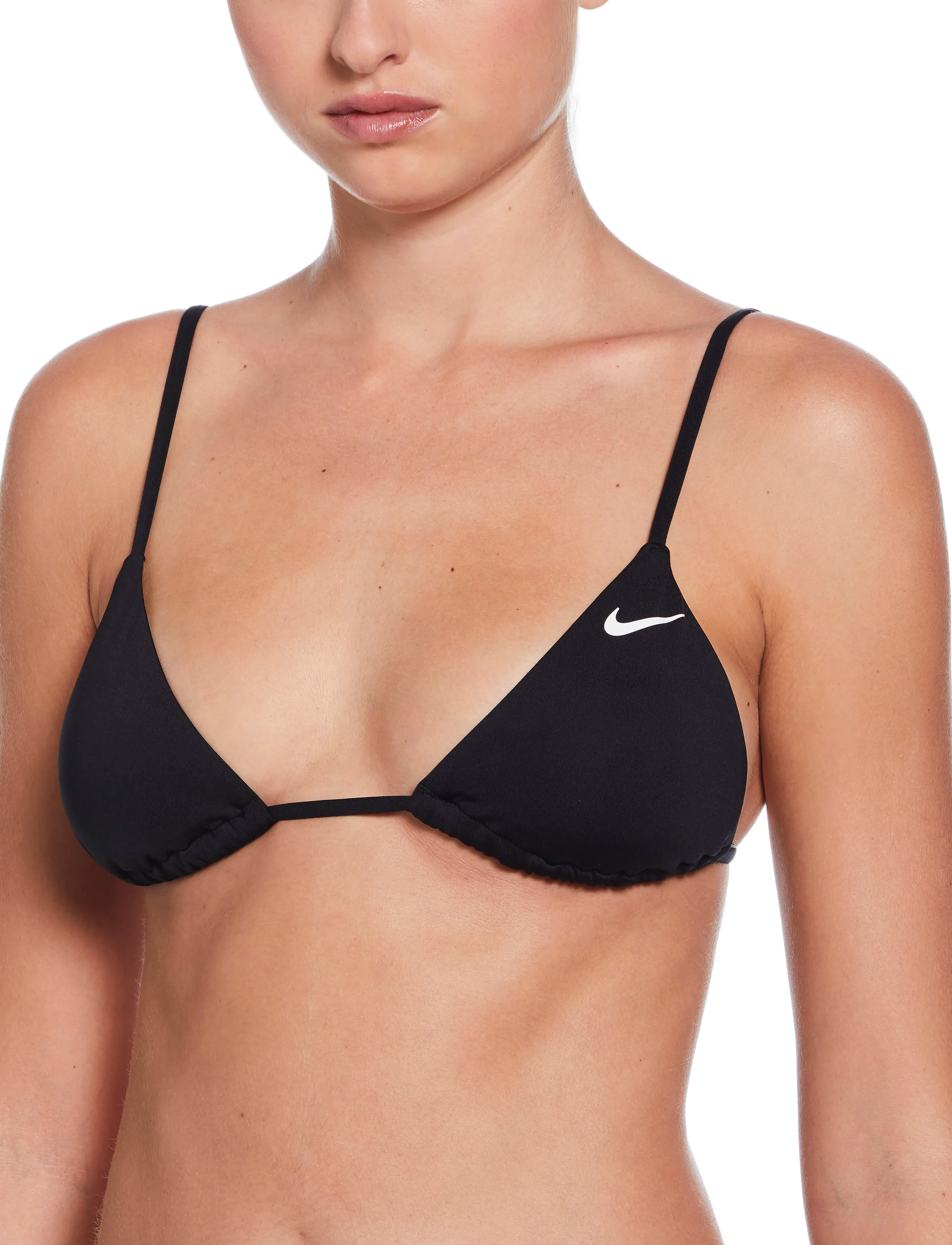NIKE SWIM Nike Essential Triangle Bikini Top, XL, Black, Sport Badetøj > Sport Bikinis, Dame