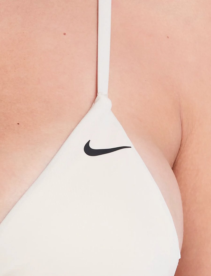 NIKE SWIM - Nike Essential Triangle Bikini Top - sport-bademode - chalk - 5