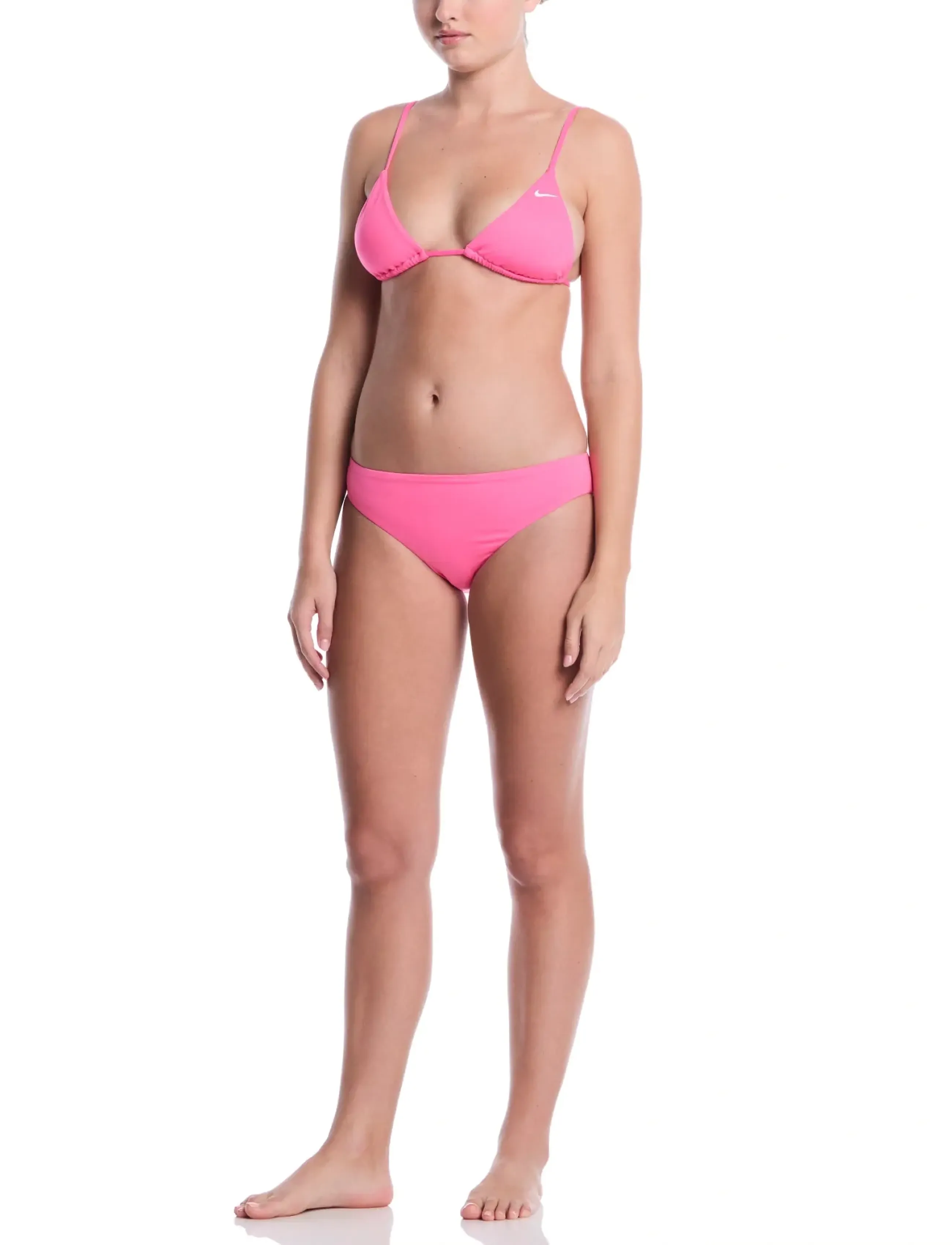 NIKE SWIM - Nike Essential Triangle Bikini Top - sportsbadetøj - pink glow - 4