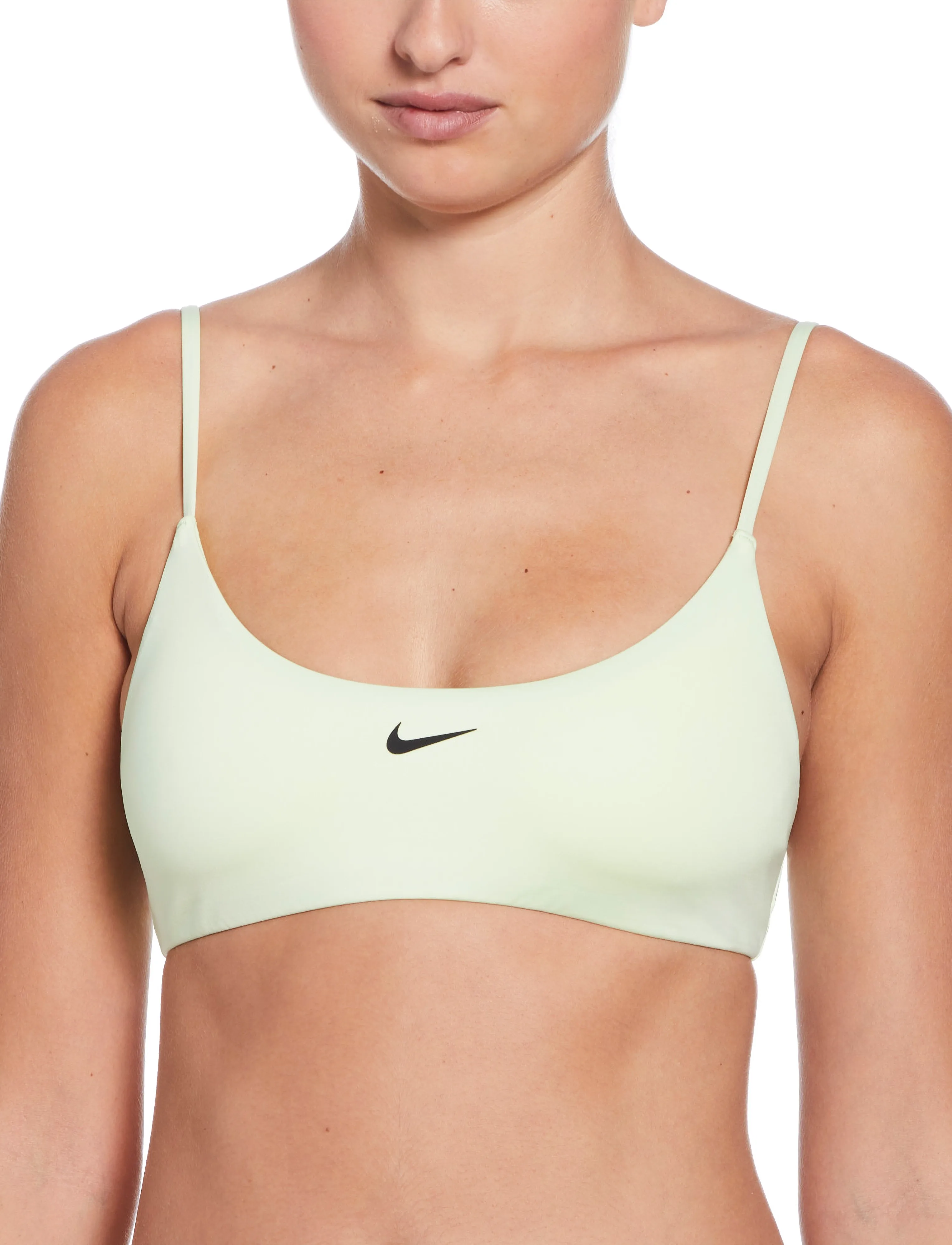 NIKE SWIM Nike Essential Bralette Bikini Top, S, Green, Sport Badetøj > Sport Bikinis, Dame