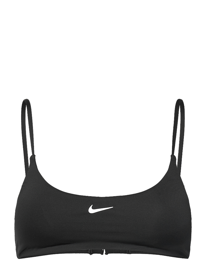 NIKE SWIM - Nike Essential Bralette Bikini Top - maudymosi drabužiai - black - 1