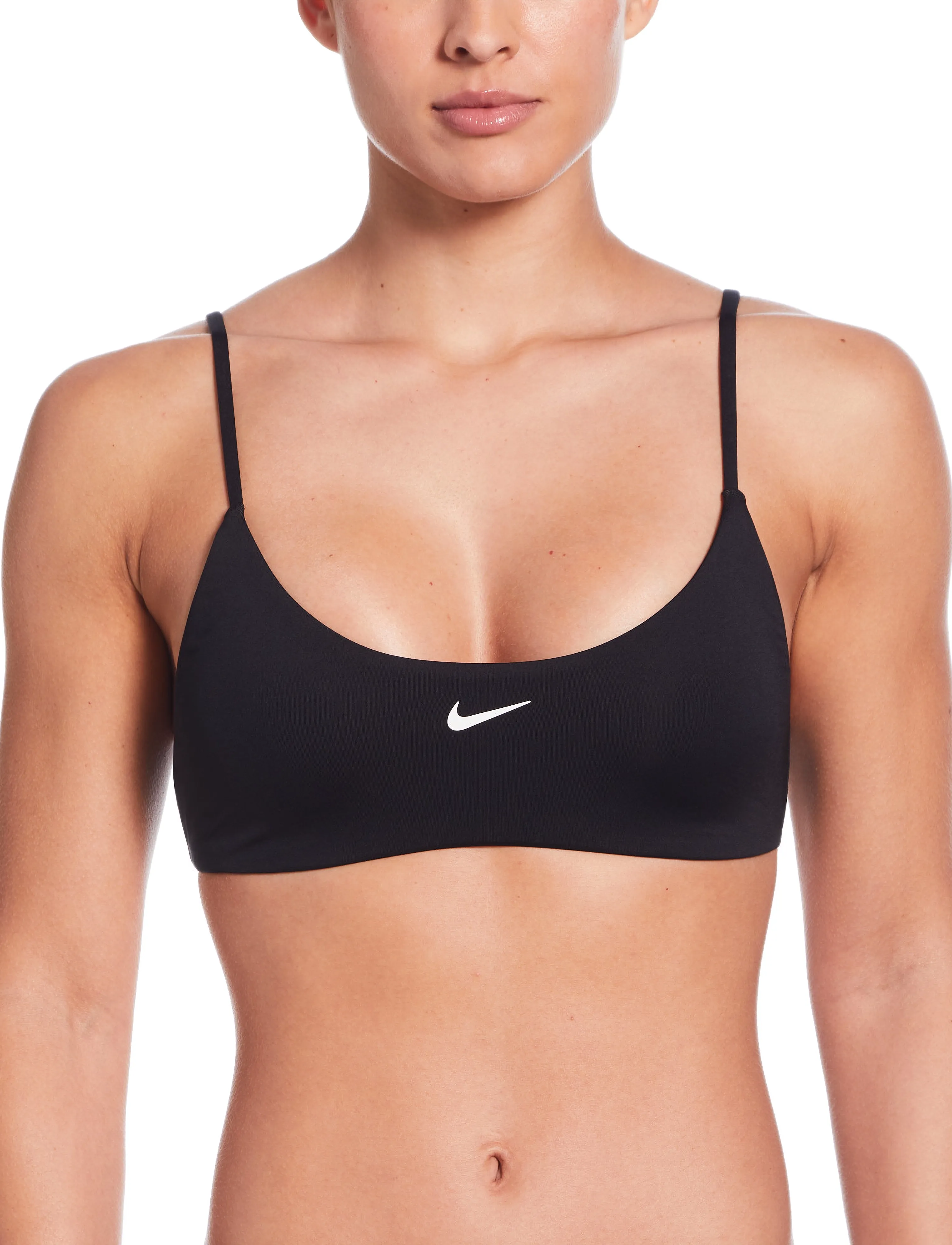 NIKE SWIM Nike Essential Bralette Bikini Top, XS, Black, Sport Badetøj > Sport Bikinis, Dame