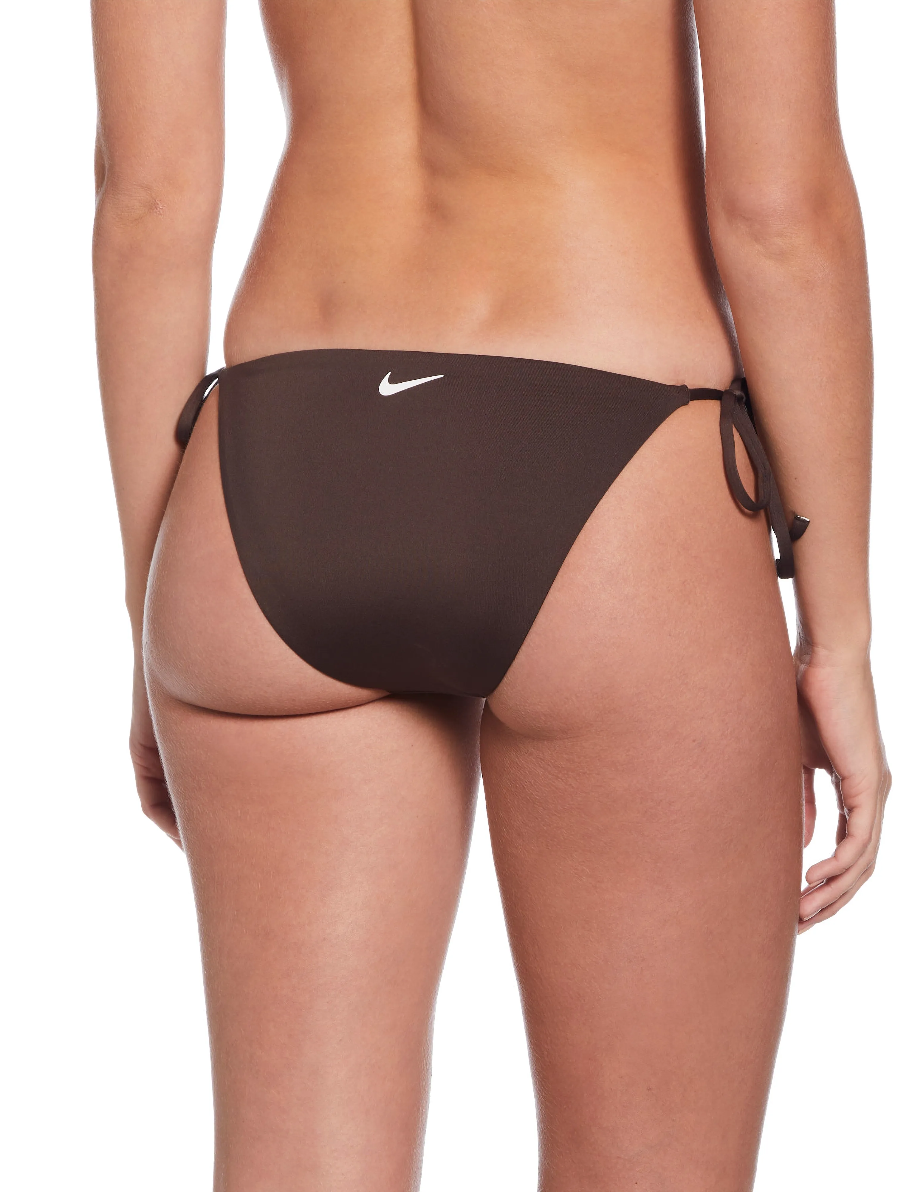 NIKE SWIM - Nike Essential String Bikini Bottom - sportiga badkläder - baroque brown - 3