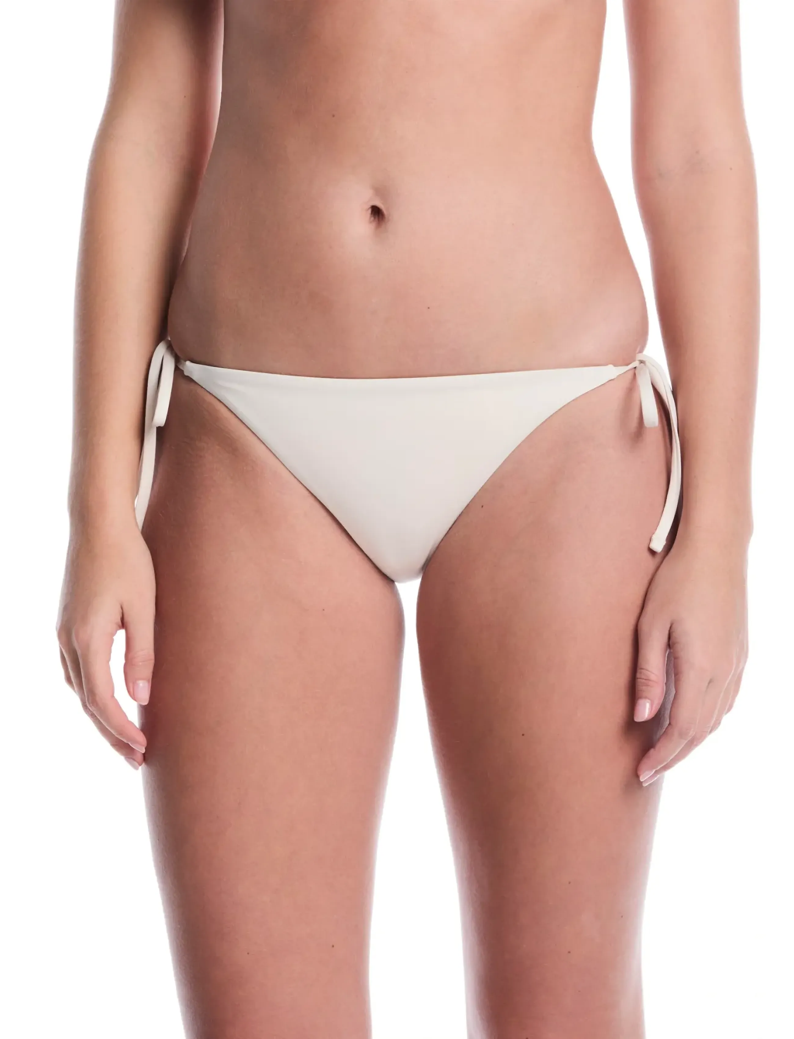 NIKE SWIM Nike Essential String Bikini Bottom, XS, Sport Bademode, Creme - Bikinis, Frauen