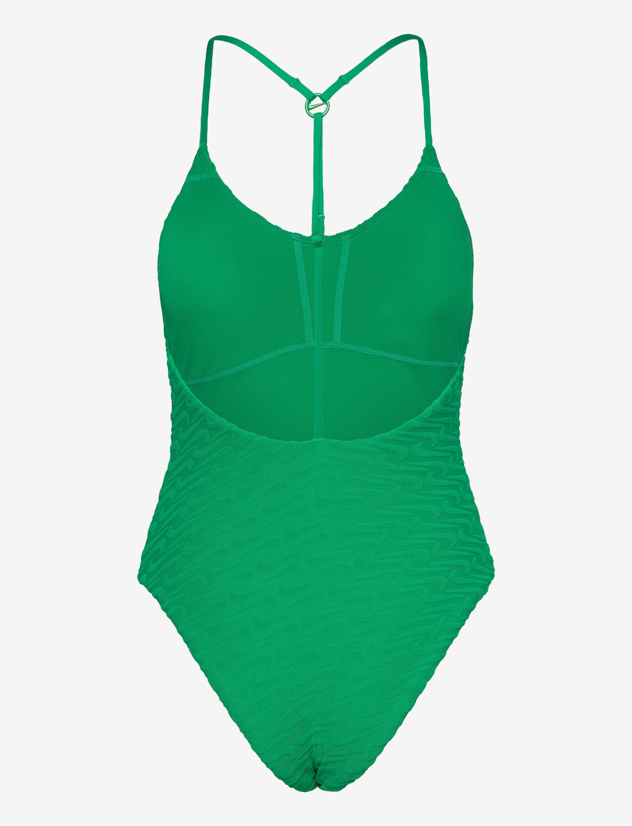 NIKE SWIM - Nike Terry V Neck One Piece - sportsbadetøj - stadium green - 2