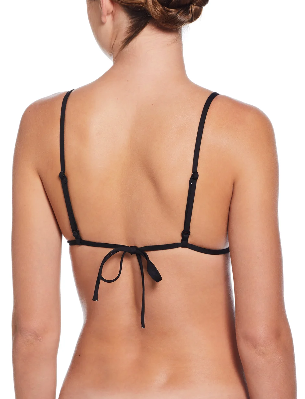 NIKE SWIM - Nike Terry Triangle Bikini Top - sportlikud ujumisriided - black - 3