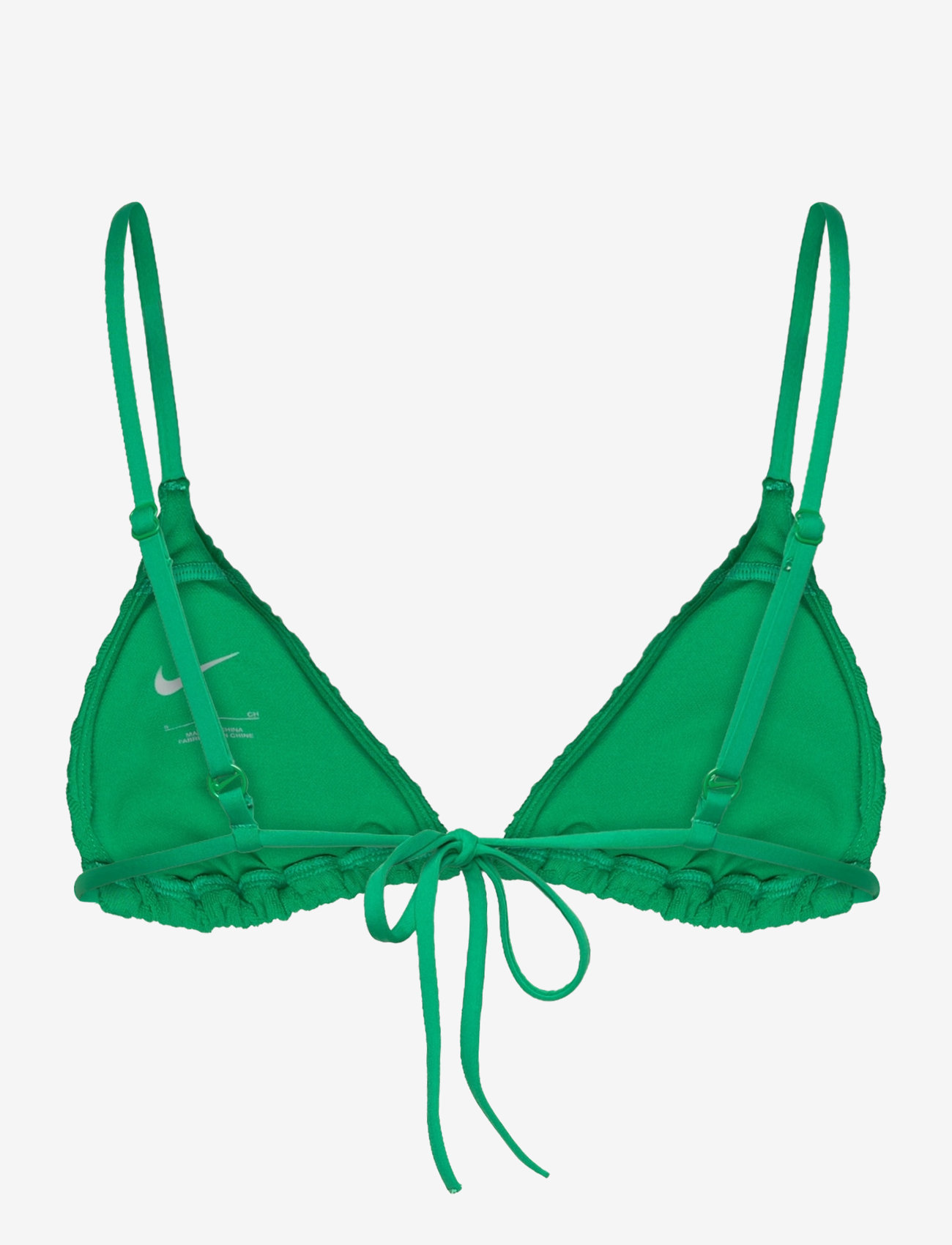 NIKE SWIM - Nike Swoosh Terry Towelling Triangle Bikini Top - sportiga badkläder - stadium green - 2