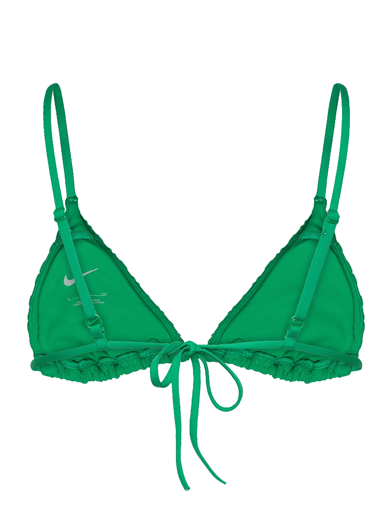 NIKE SWIM - Nike Swoosh Terry Towelling Triangle Bikini Top - sportiga badkläder - stadium green - 2