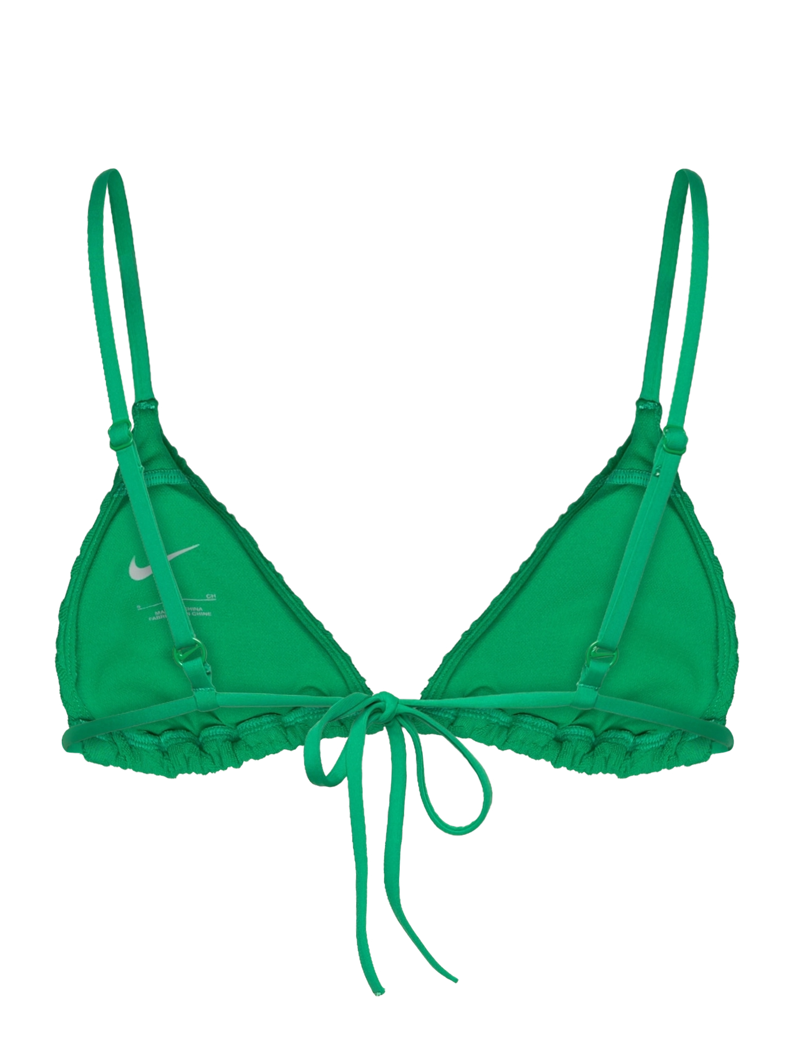 NIKE SWIM - Nike Swoosh Terry Towelling Triangle Bikini Top - bikinier - stadium green - 2