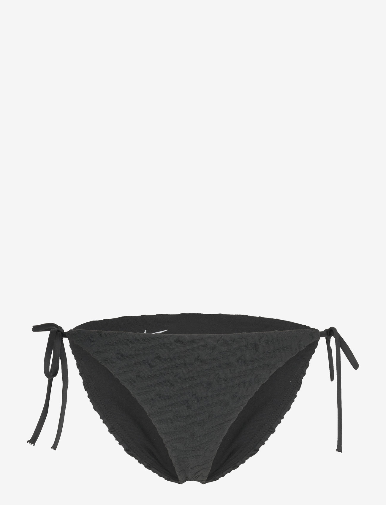 NIKE SWIM - Nike Terry String Bikini Bottom - bikinis - black - 0