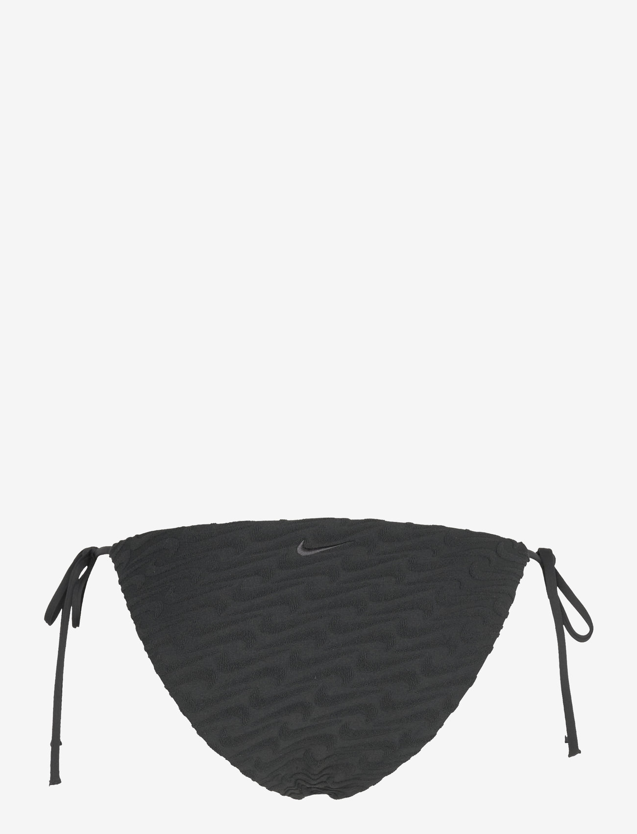 NIKE SWIM - Nike Terry String Bikini Bottom - bikinis - black - 1