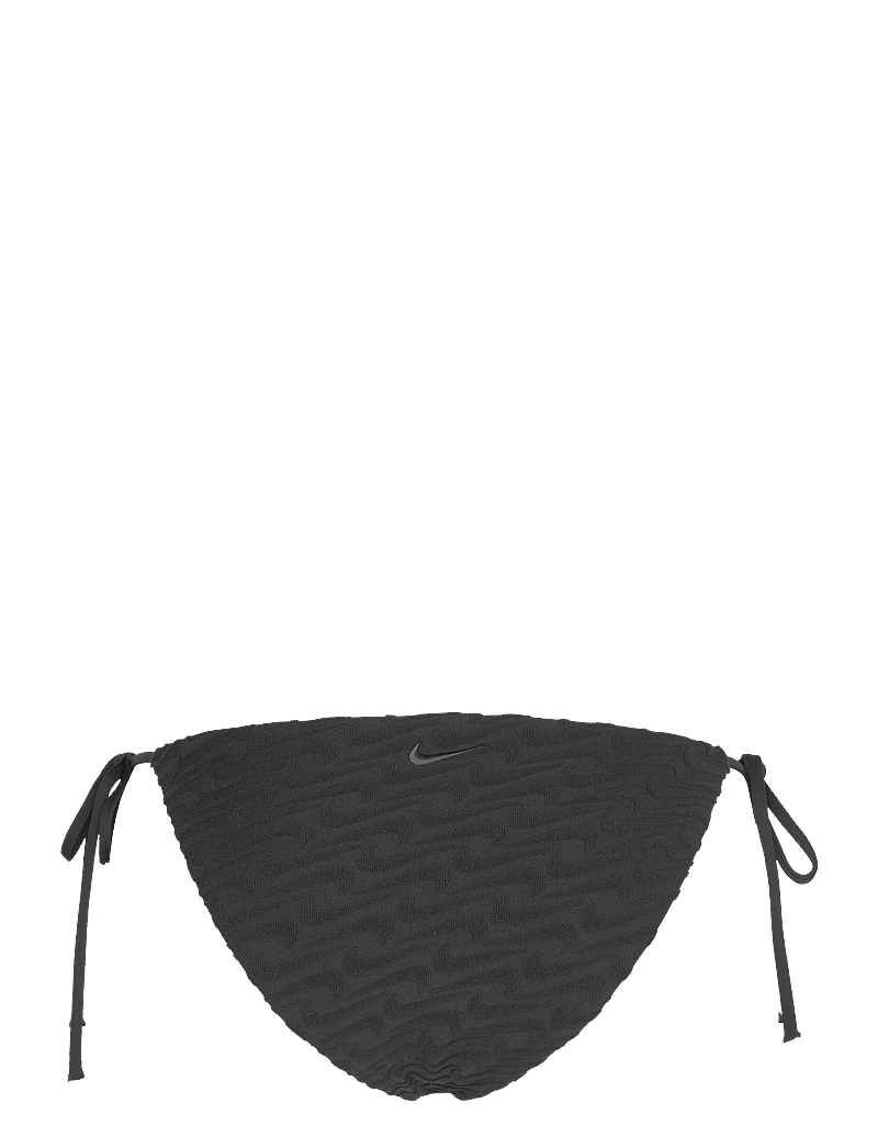 NIKE SWIM - Nike Swoosh Terry Towelling String Bikini Bottom - sport-bademode - black - 2