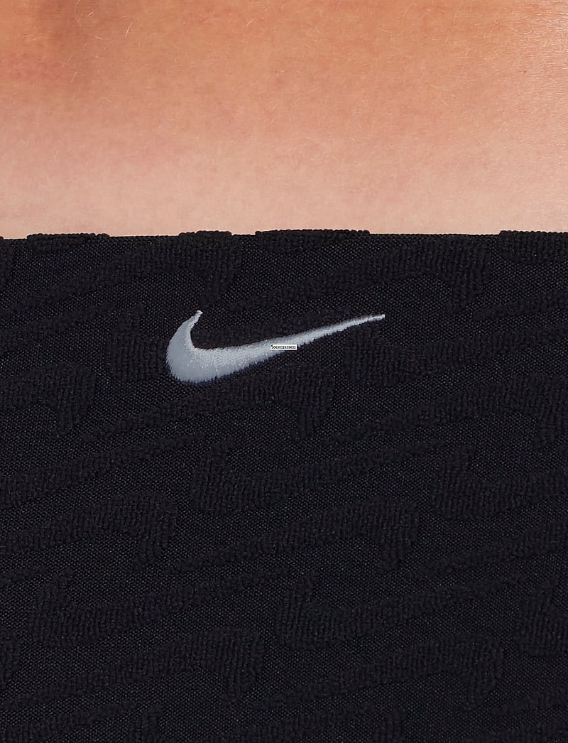 NIKE SWIM - Nike Swoosh Terry Towelling String Bikini Bottom - sport-bademode - black - 4