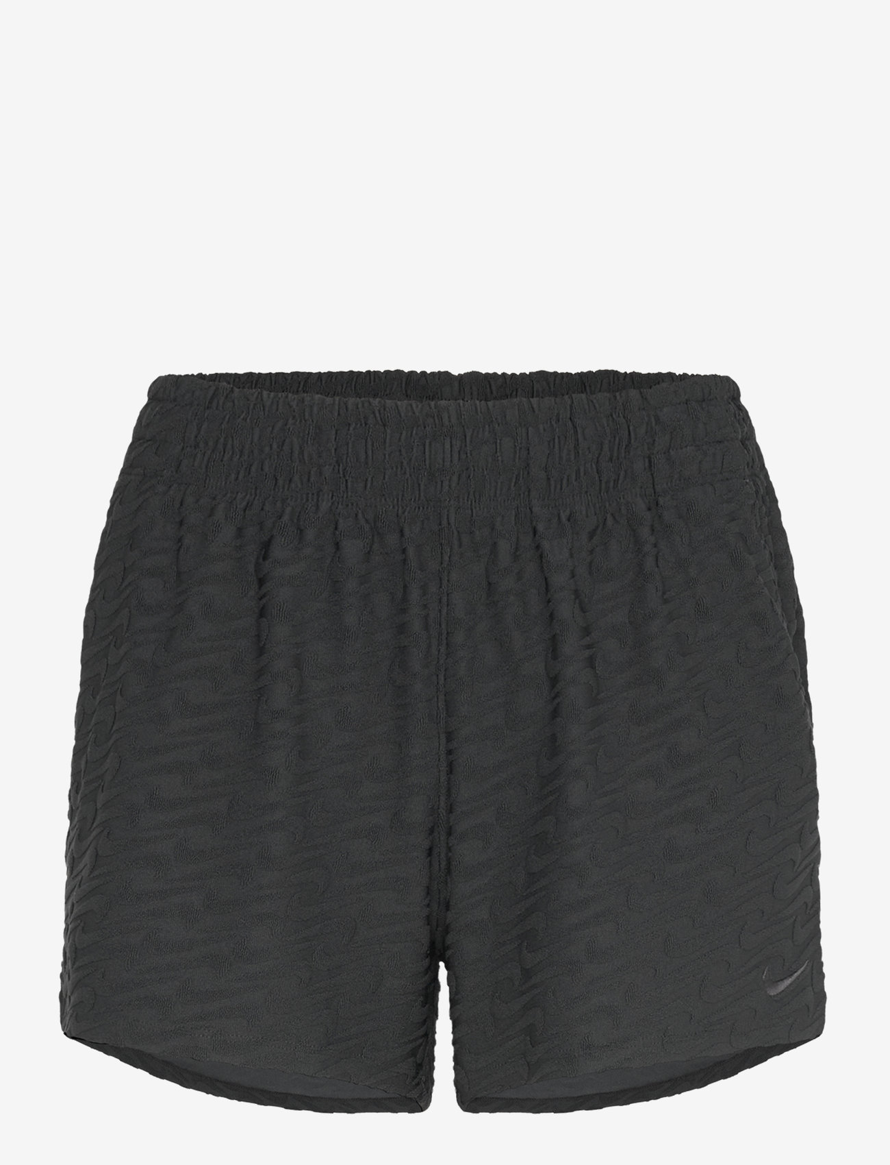 NIKE SWIM - Nike Swoosh Terry Towelling Terry Short - vabaaja lühikesed püksid - black - 1