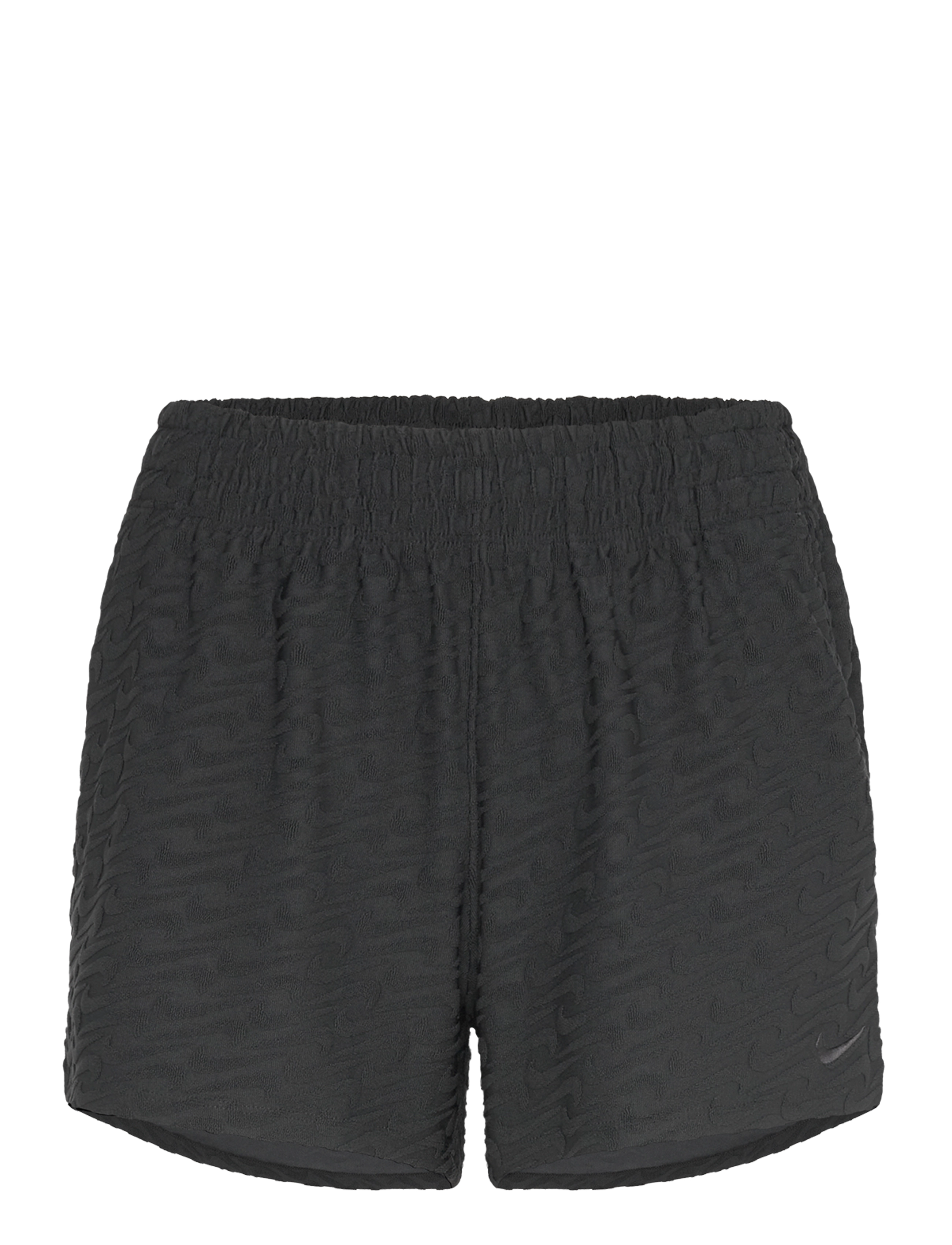 NIKE SWIM Nike Swoosh Terry Towelling Terry Short - Nederdelar - BLACK / black