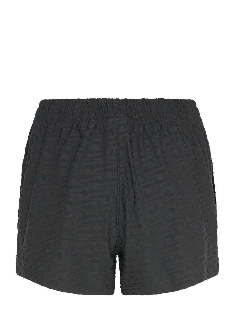 NIKE SWIM - Nike Swoosh Terry Towelling Terry Short - vabaaja lühikesed püksid - black - 2