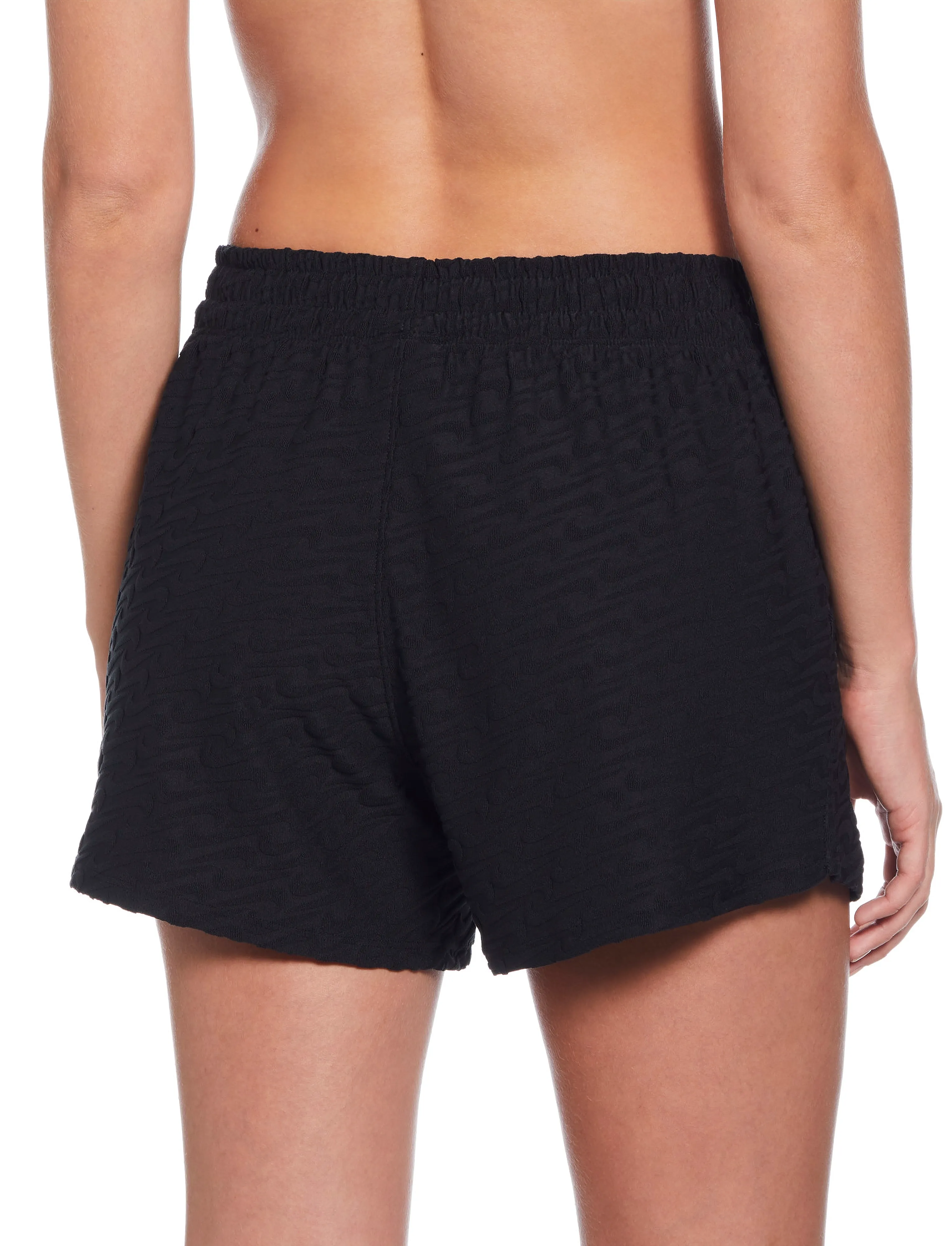 NIKE SWIM - Nike Swoosh Terry Towelling Terry Short - trainingsshorts - black - 3