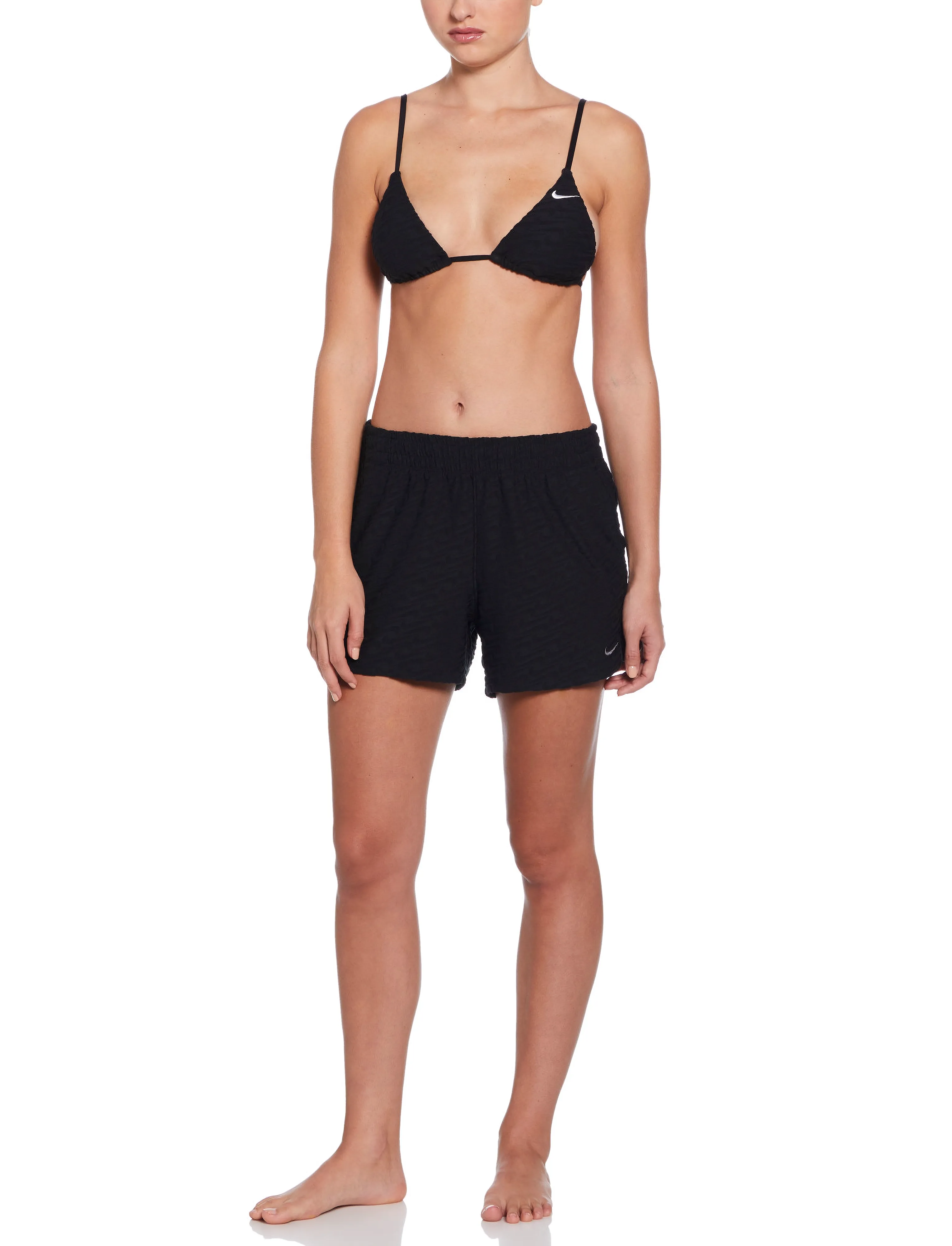 NIKE SWIM - Nike Swoosh Terry Towelling Terry Short - trainingsshorts - black - 5