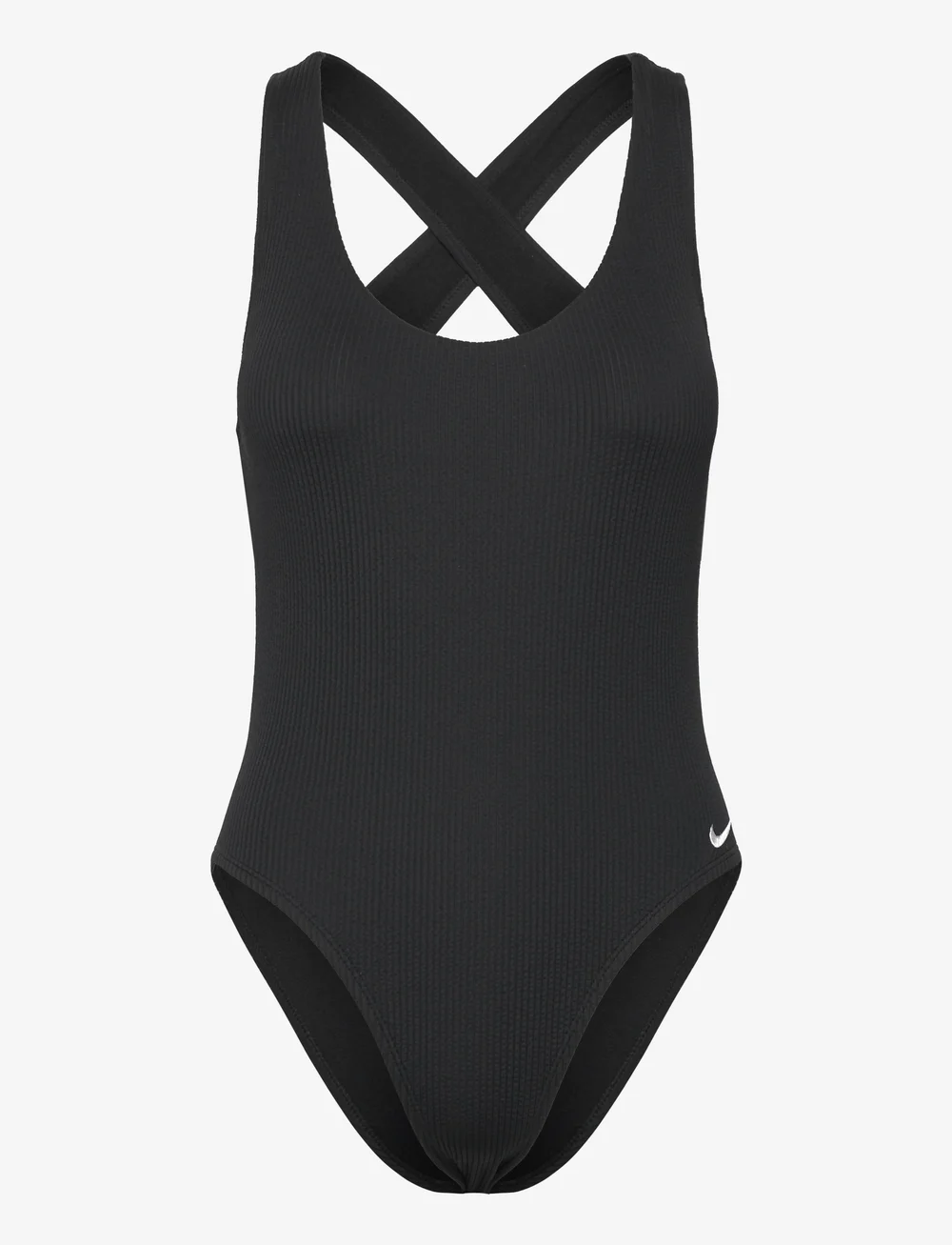 NIKE SWIM - Nike Elevated Essential Pucker Crossback One Piece - sportsbadetøj - black - 1