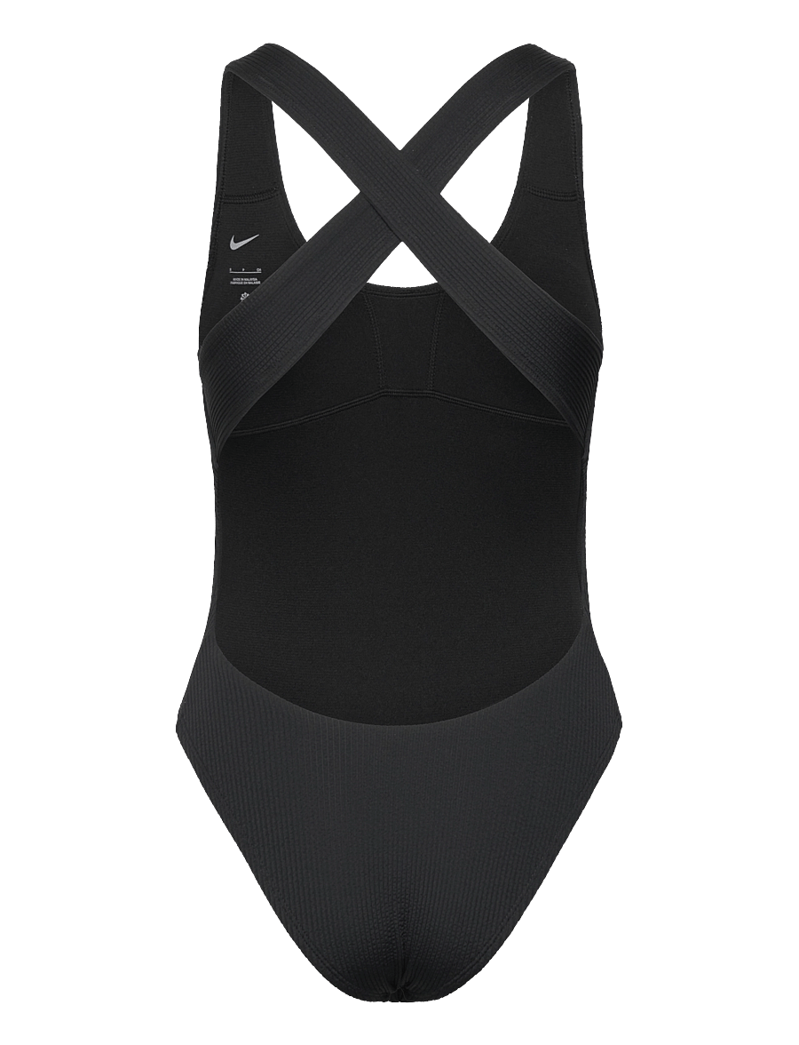 NIKE SWIM - Nike Elevated Essential Pucker Crossback One Piece - maillots 1 pièce - black - 2