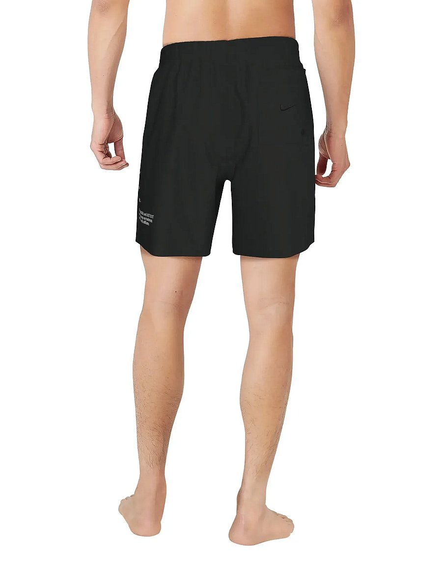 NIKE SWIM - Nike Specs 7" Full Lined Volley Short - badbyxor - black - 4