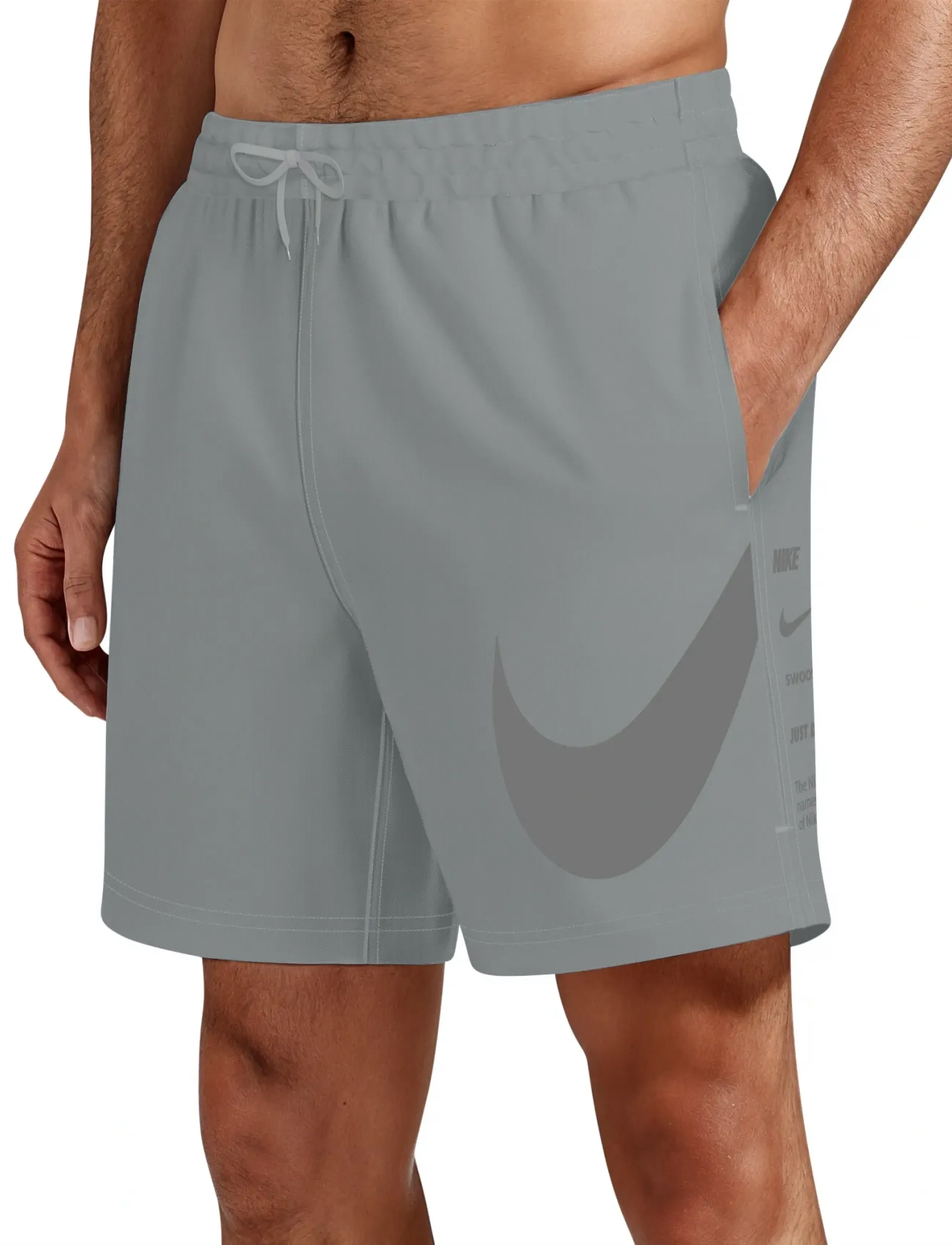 NIKE SWIM - Nike Specs 7" Full Lined Volley Short - maudymosi šortai - cool grey - 5