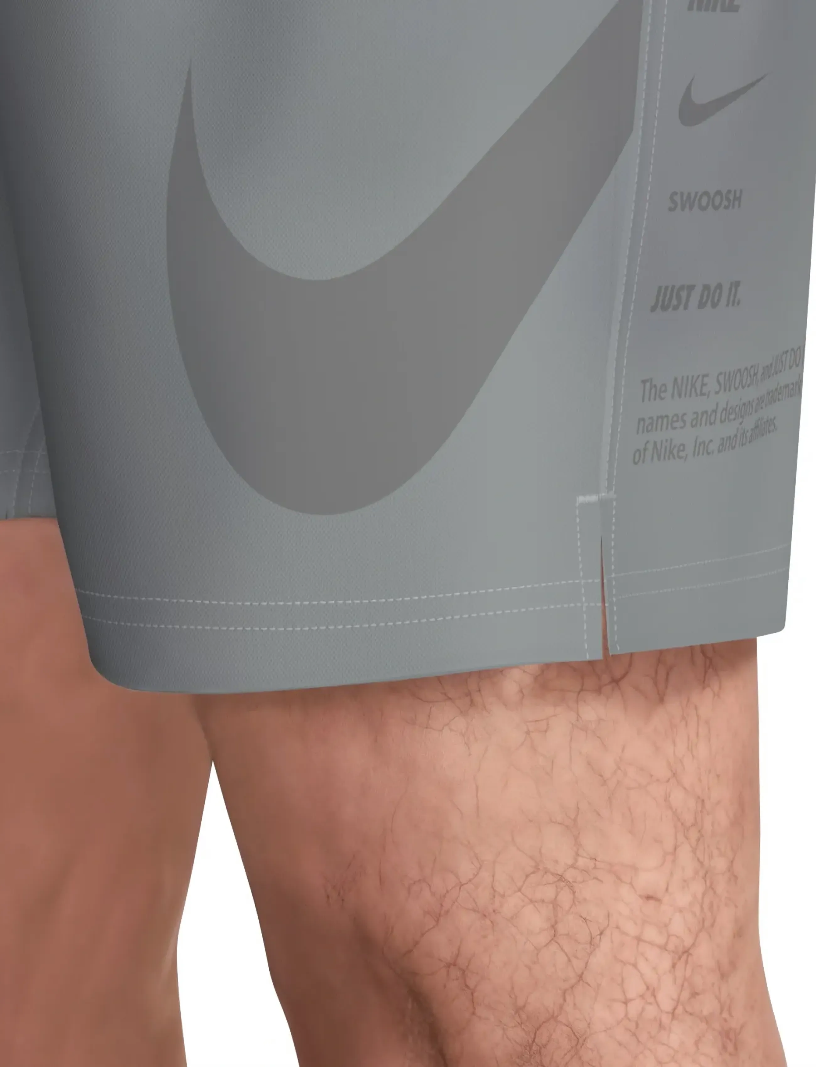 NIKE SWIM Nike Specs 7" Full Lined Volley Short - Bademode - COOL GREY / grey