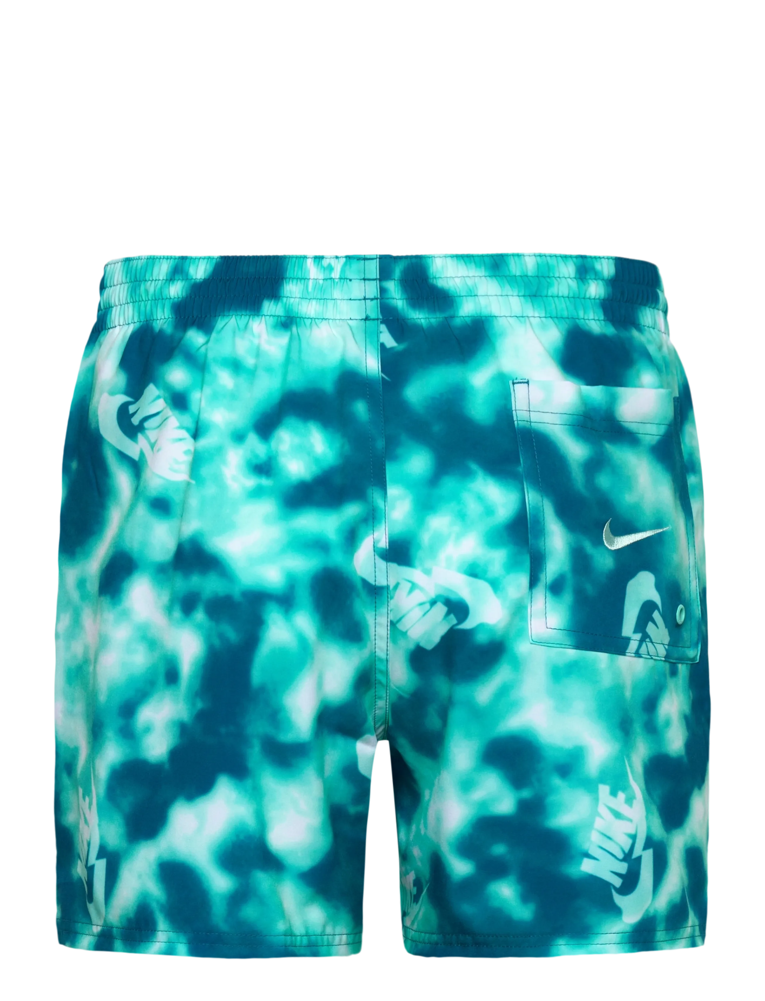 NIKE SWIM - Nike Water Tie Dye 5" Volley Short - swim shorts - bleached turquoise - 2