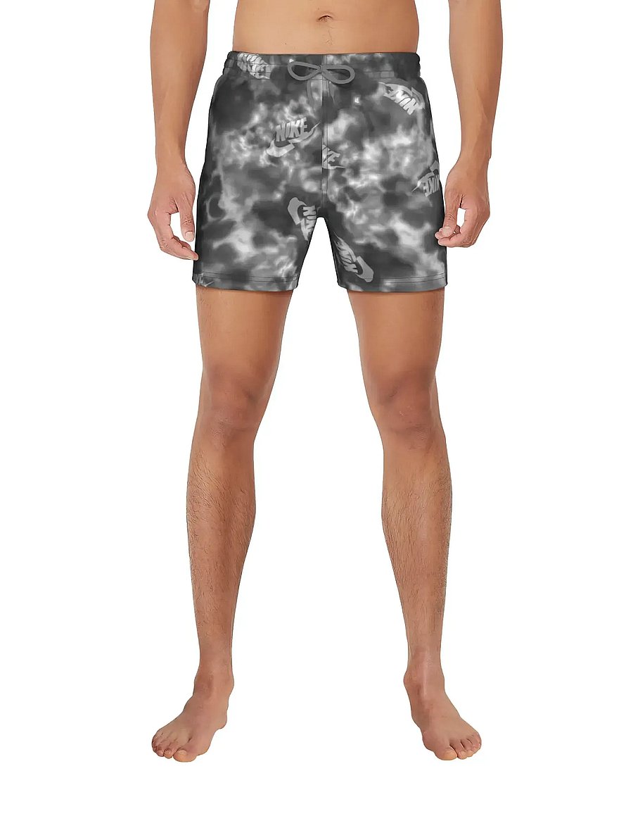 NIKE SWIM - Nike Water Tie Dye 5" Volley Short - badebukser - wolf grey - 0