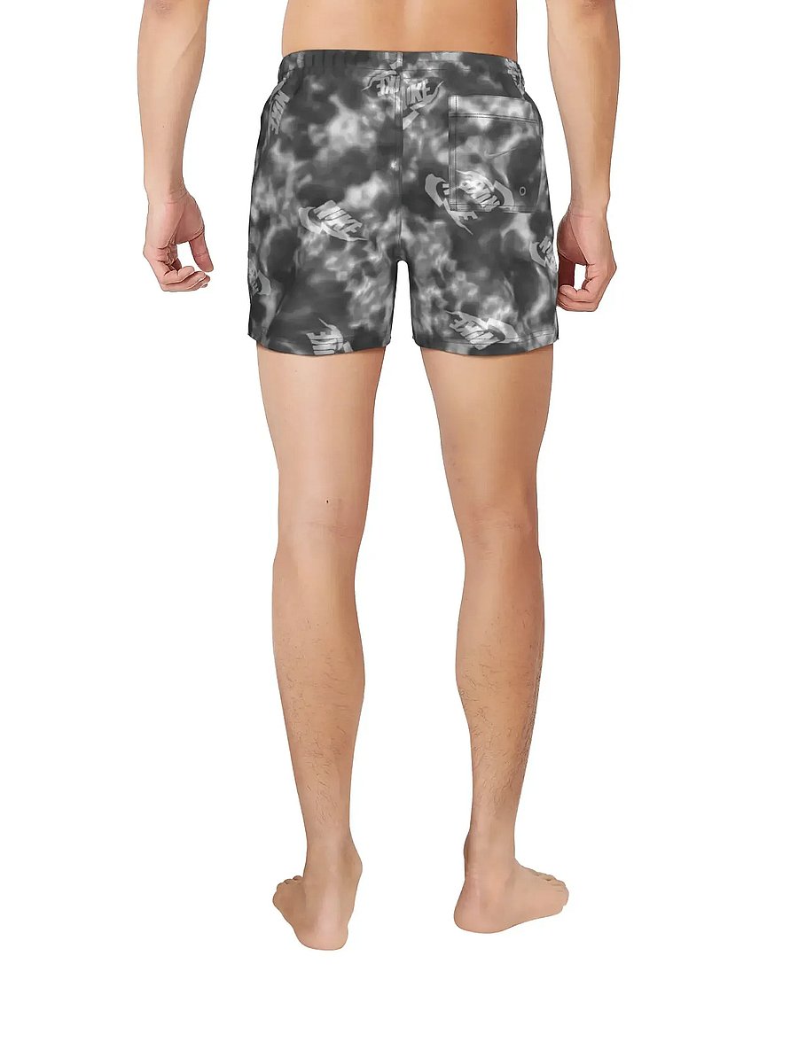 NIKE SWIM - Nike Water Tie Dye 5" Volley Short - badebukser - wolf grey - 3