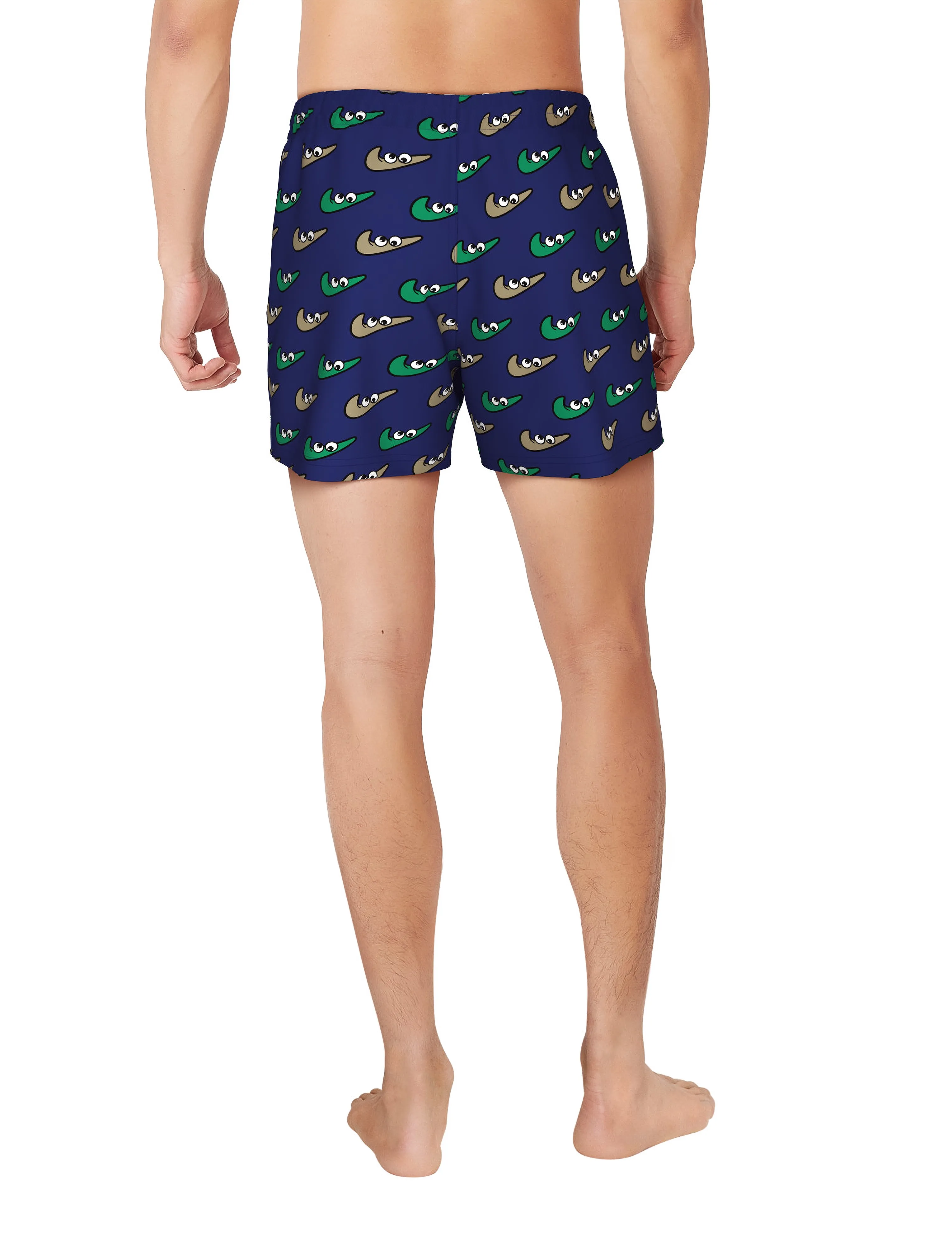 NIKE SWIM - Nike Multi Print 5" Volley Short - badebukser - midnight navy - 3