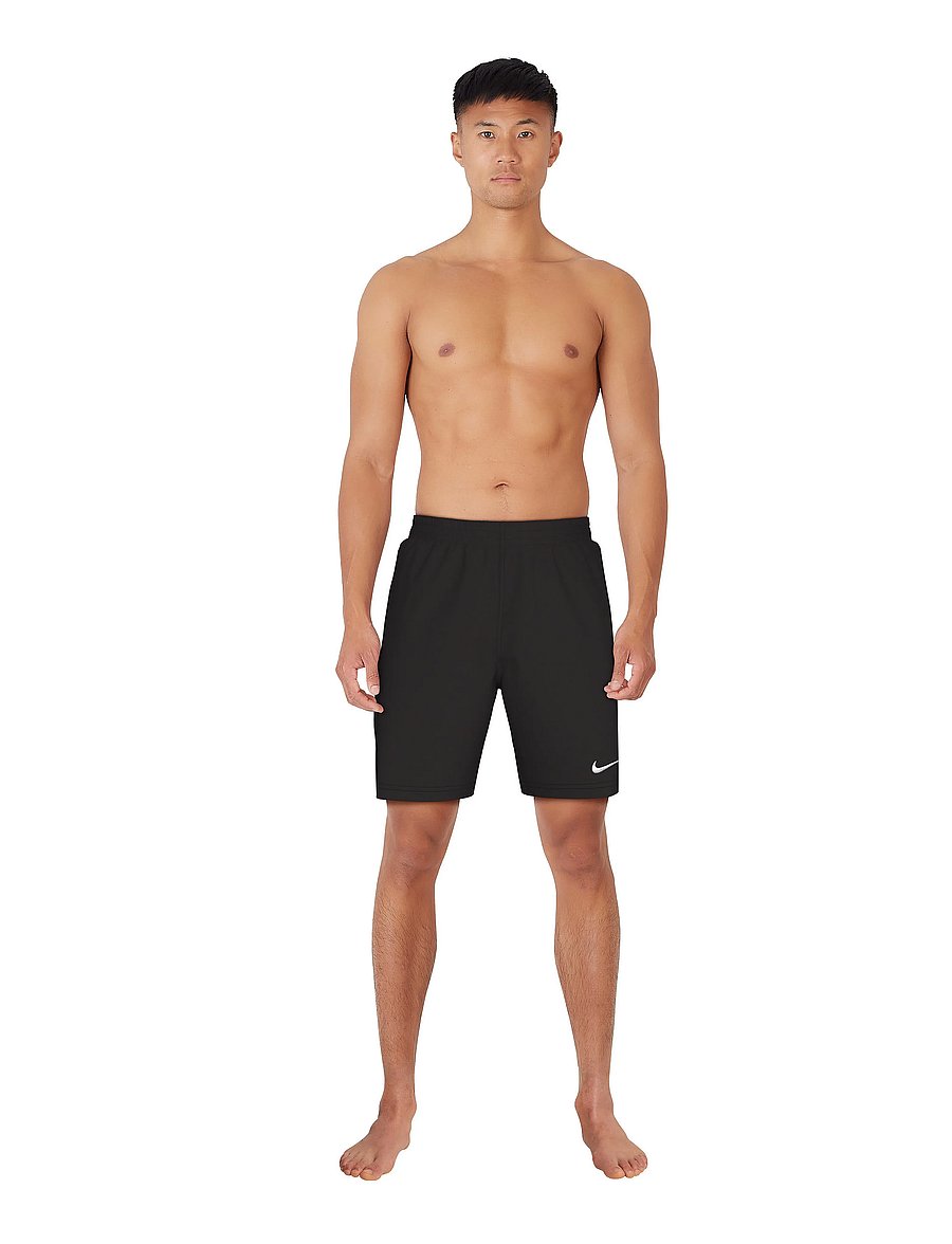 NIKE SWIM - Nike Essential Lap 7" Volley Short - badebukser - black - 4