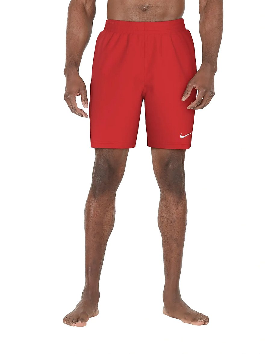NIKE SWIM - Nike Essential Lap 7" Volley Short - badehosen - university red - 0